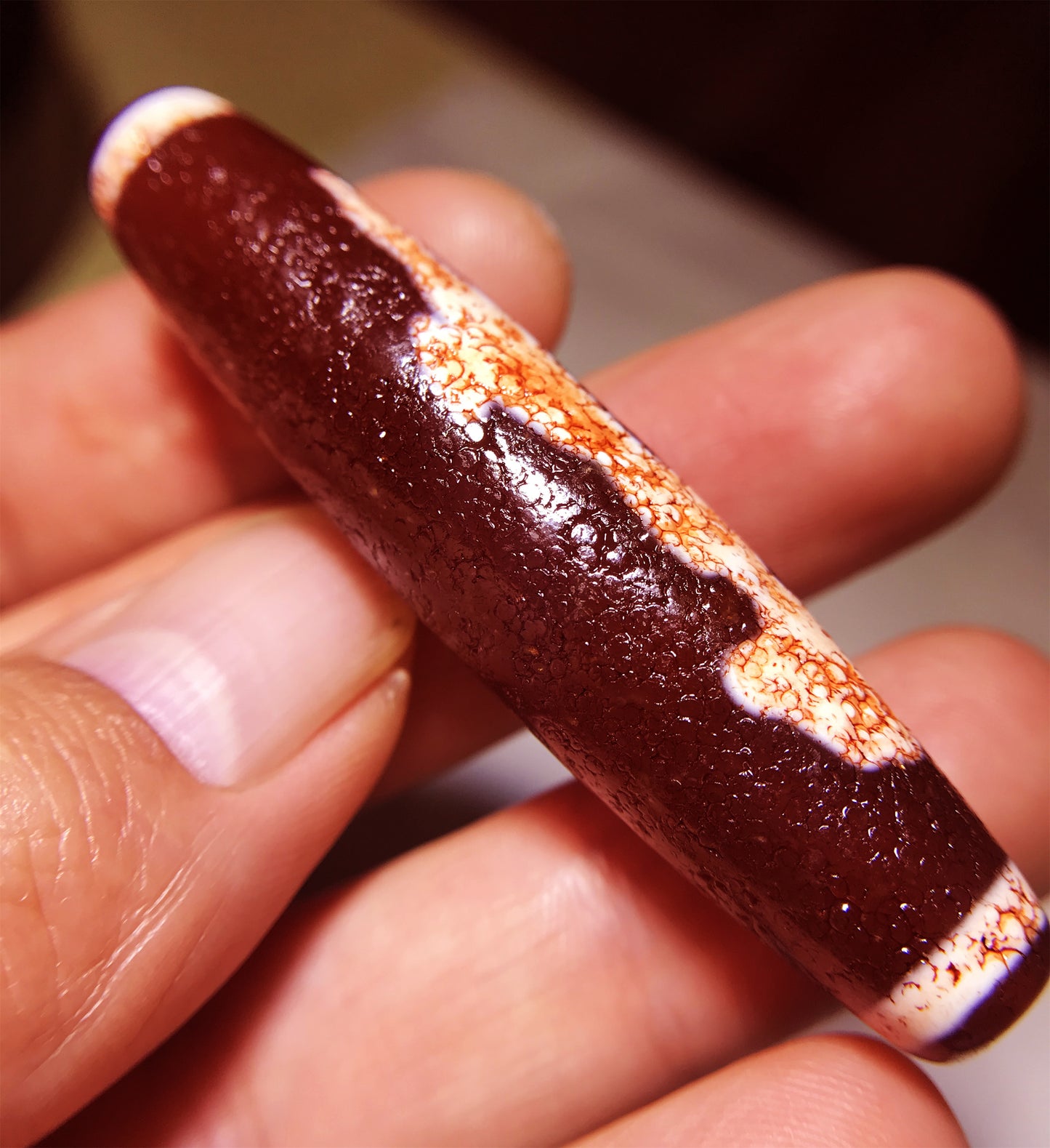 real tibetan guanyin buddha dzi bead amulet pendant genuine old antique himalaya agate ancient pure gzi kwan yin talisman