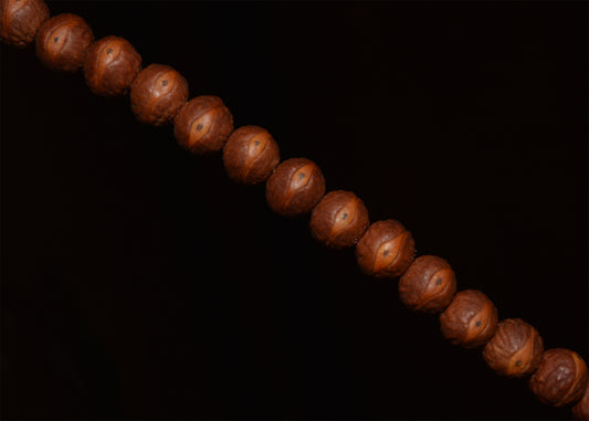 Tibetan Old Antique Phoenix Eye Bodhi Seeds Bracelet Mala Prayer Beads Rosary 108 Nepal Small Fengyan Puti Buddhism