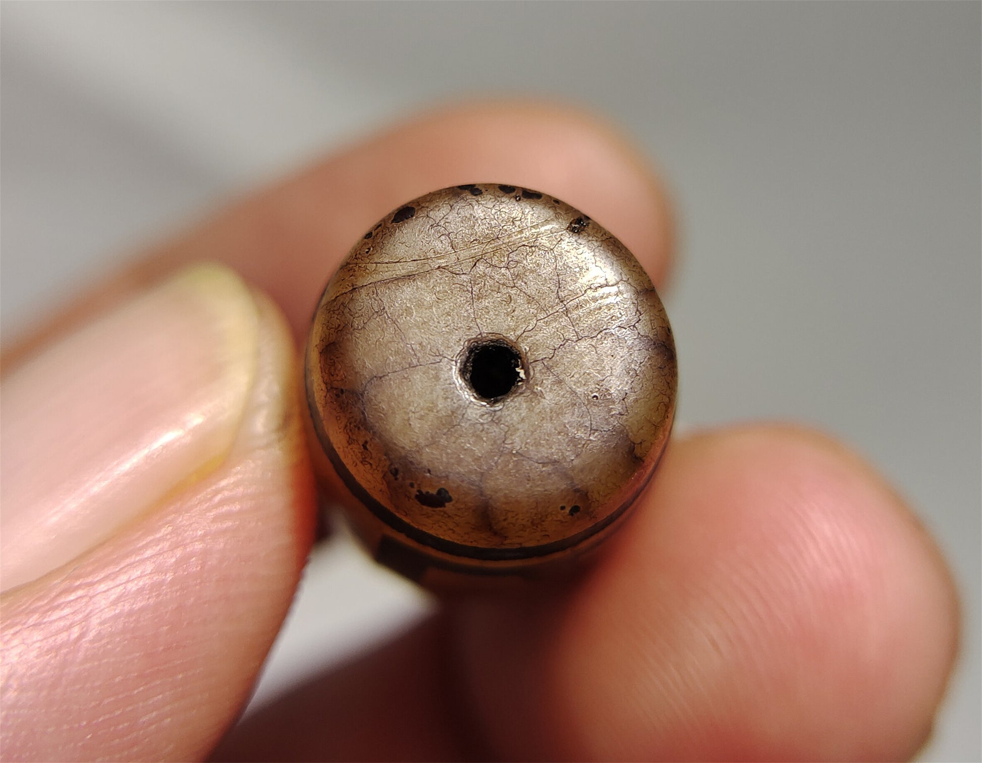 Genuine Tibetan One Eye Mountain Dzi Bead Pendant Amulet Real Himalaya Agate Pure 1 Eyed Gzi Tibet