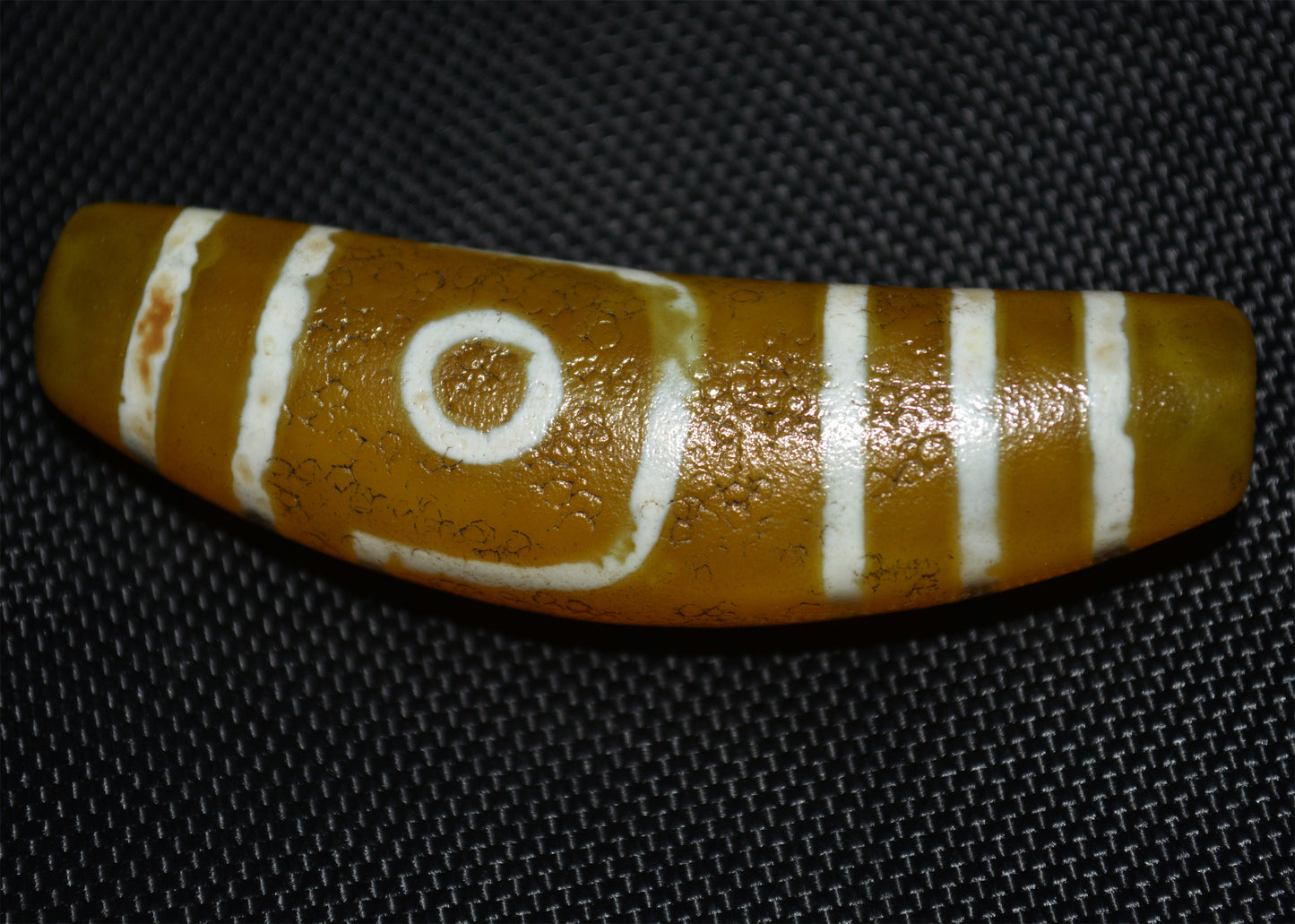 Ancient Old Tibetan Two Eyes Dzi Bead Amulet Himalaya Real Agate Gzi Tibet Talisman
