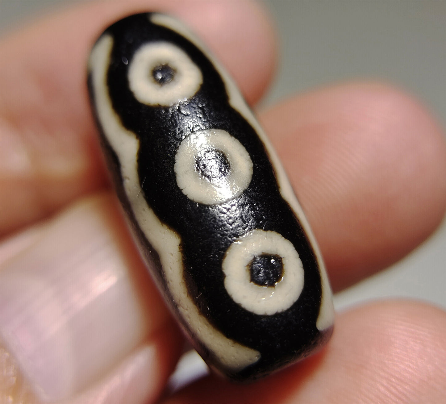 MRX Real Ancient Tibetan Five Eyes Dzi Bead Pendant Amulet Himalaya Genuine Agate Pure 5 Eyed Gzi Bracelet