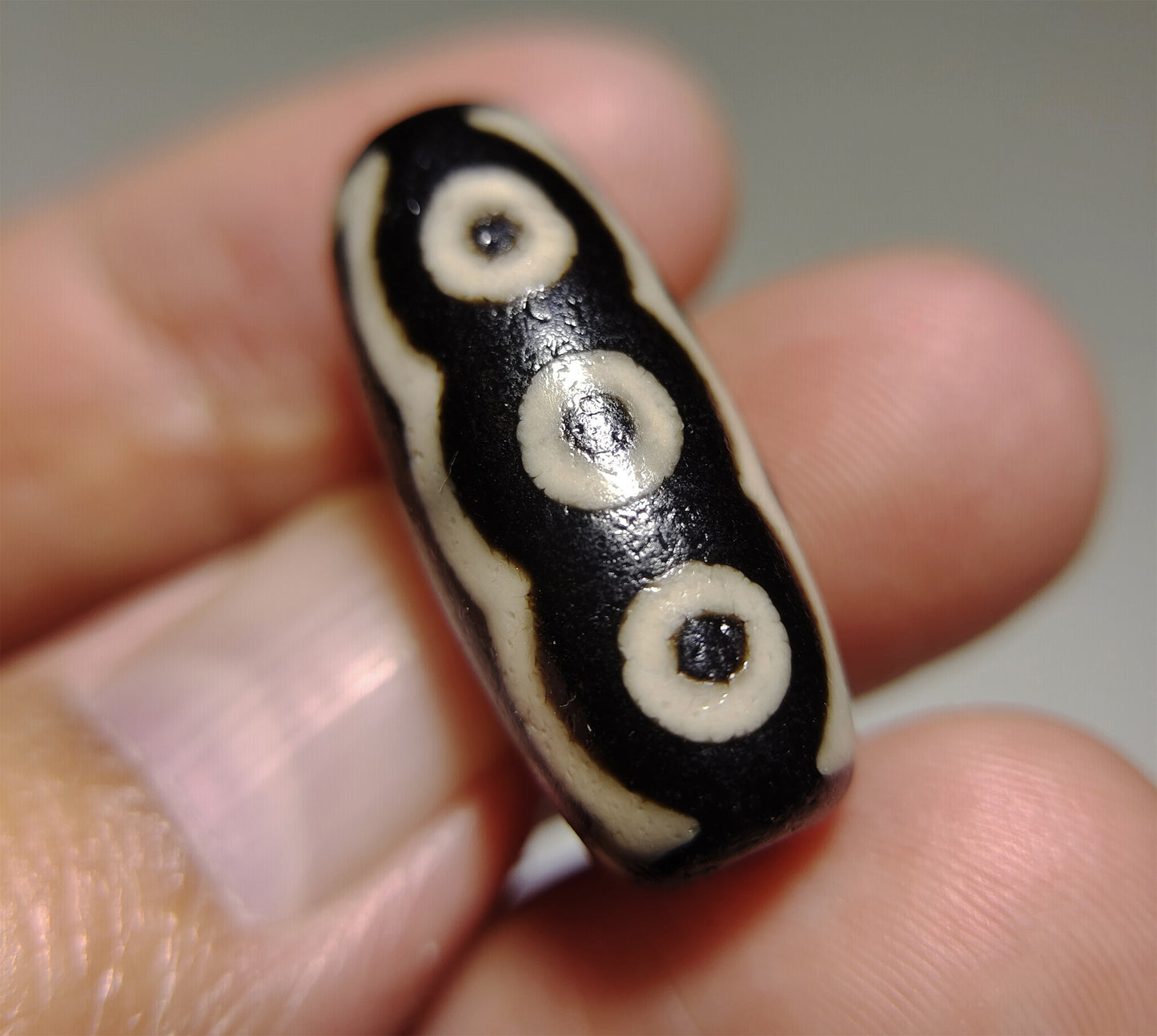 MRX Real Ancient Tibetan Five Eyes Dzi Bead Pendant Amulet Himalaya Genuine Agate Pure 5 Eyed Gzi Bracelet