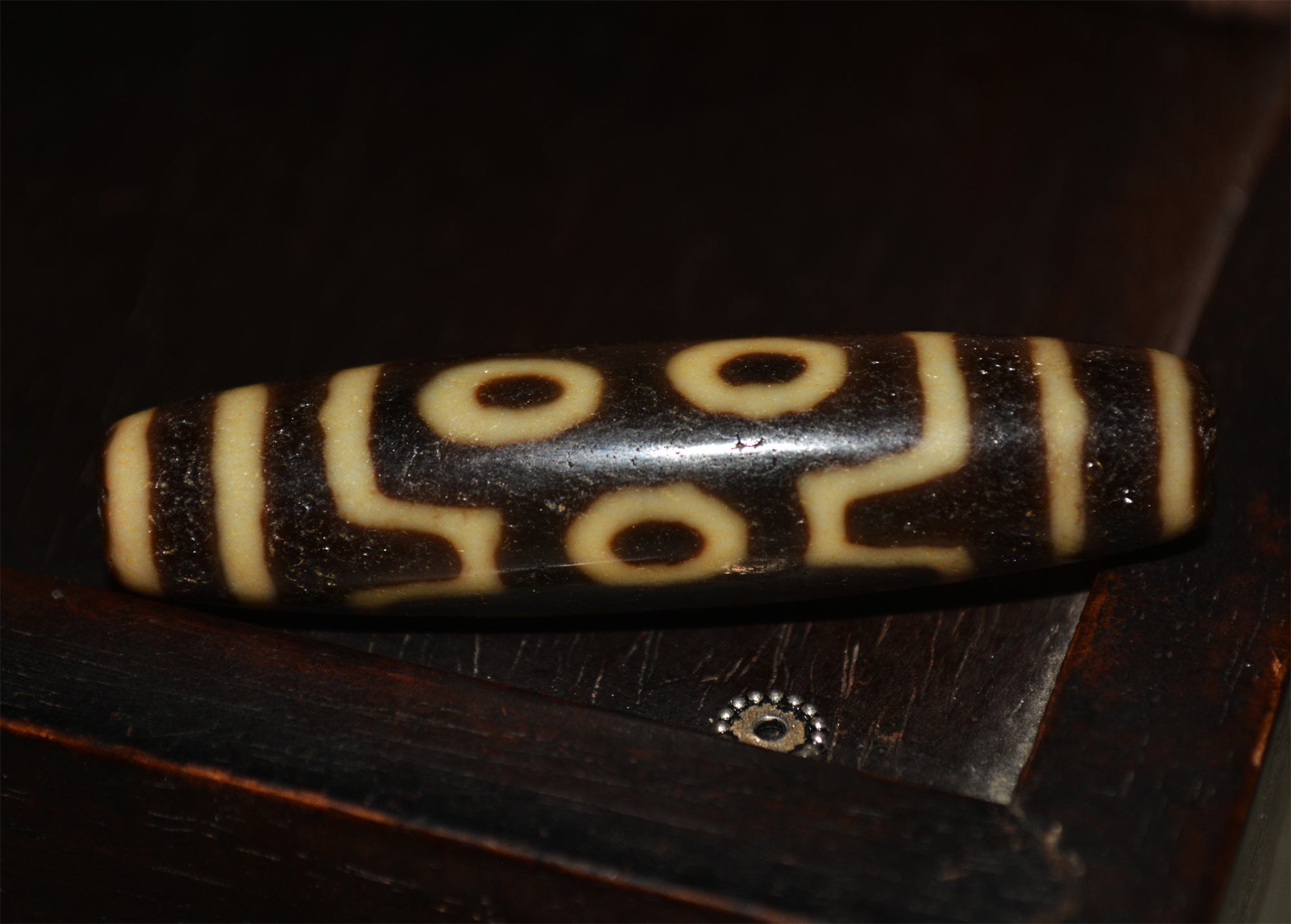 AncientTibetanSevenEyesDziBead