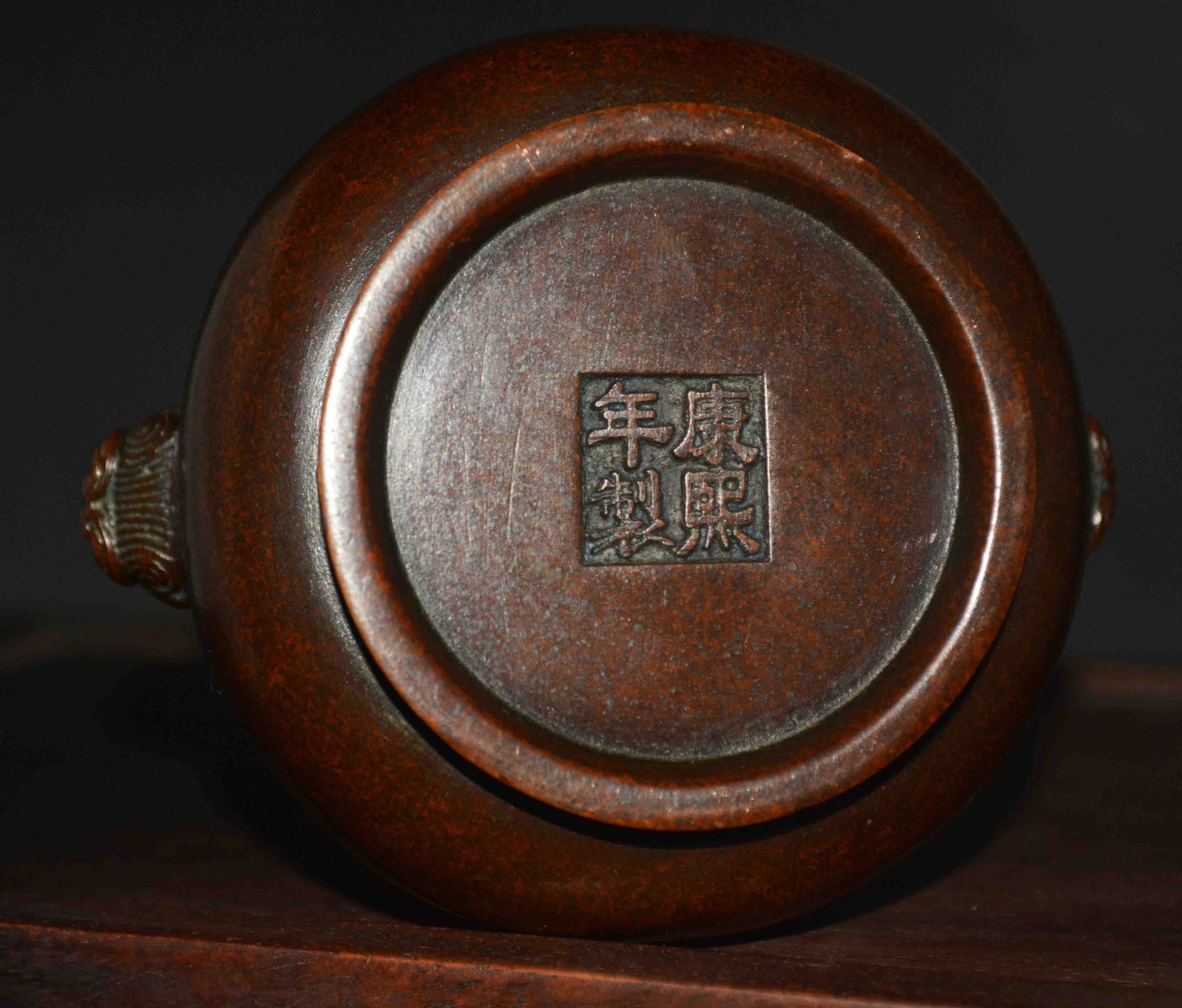 Chinese Old Antique Bronze Incense Burner Copper Censer Qing Dynasty Lion Kangxi