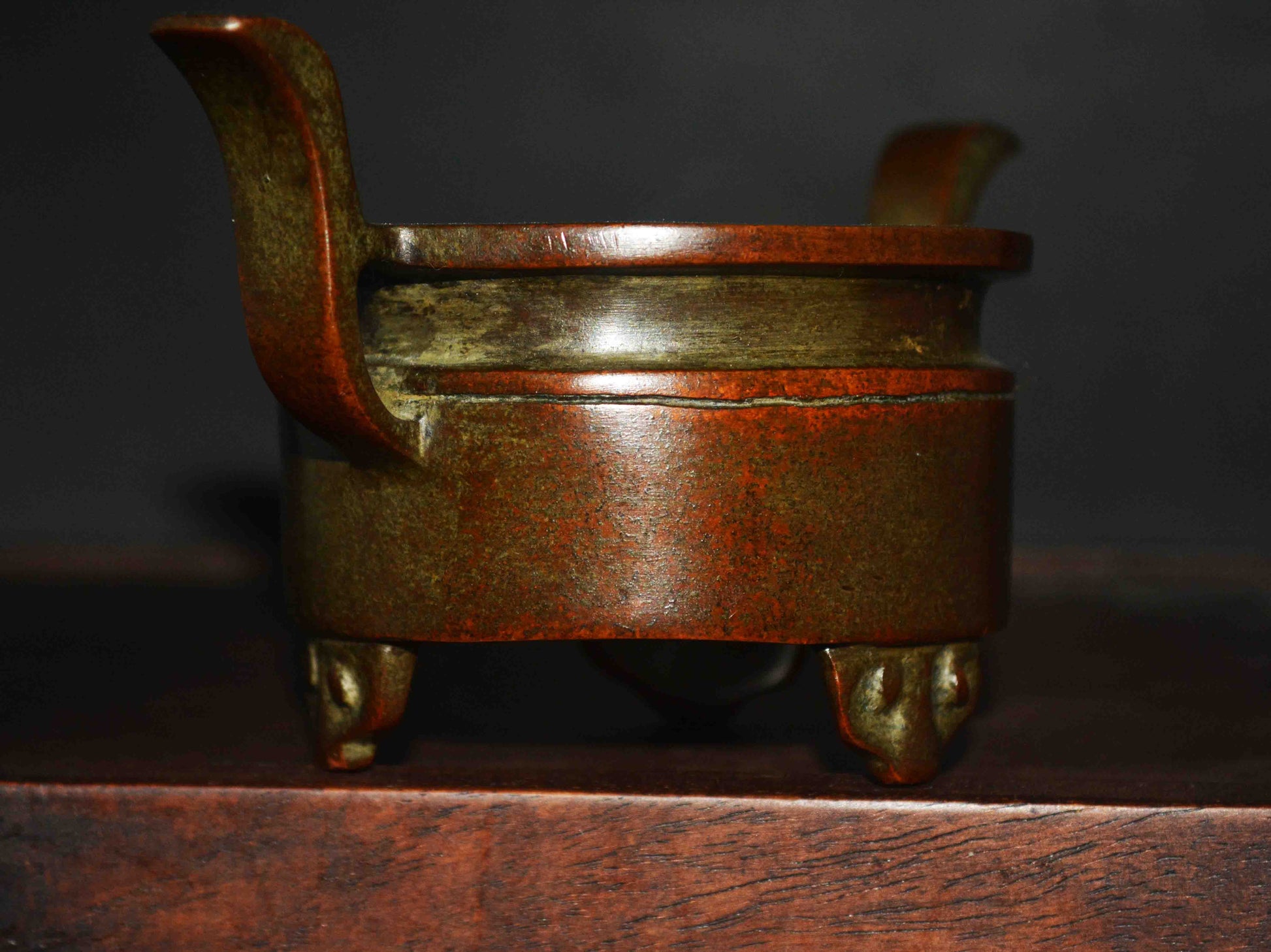 Chinese Qing Dynasty Bronze Incense Burner Copper Censer Old Antique Yongzheng