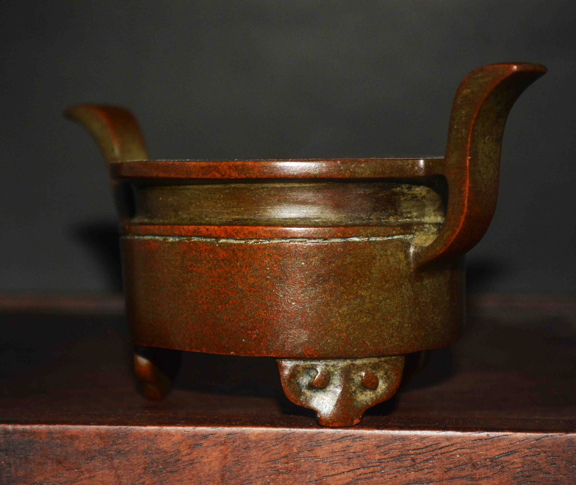 Chinese Qing Dynasty Bronze Incense Burner Copper Censer Old Antique Yongzheng