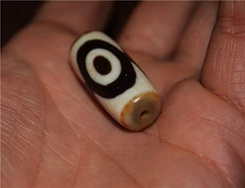 Genuine Ancient Himalaya Three Eyes Dzi Bead Amulet Pendant Tibet Old Real Agate 3 Eyed Pure Gzi Talisman Bracelet