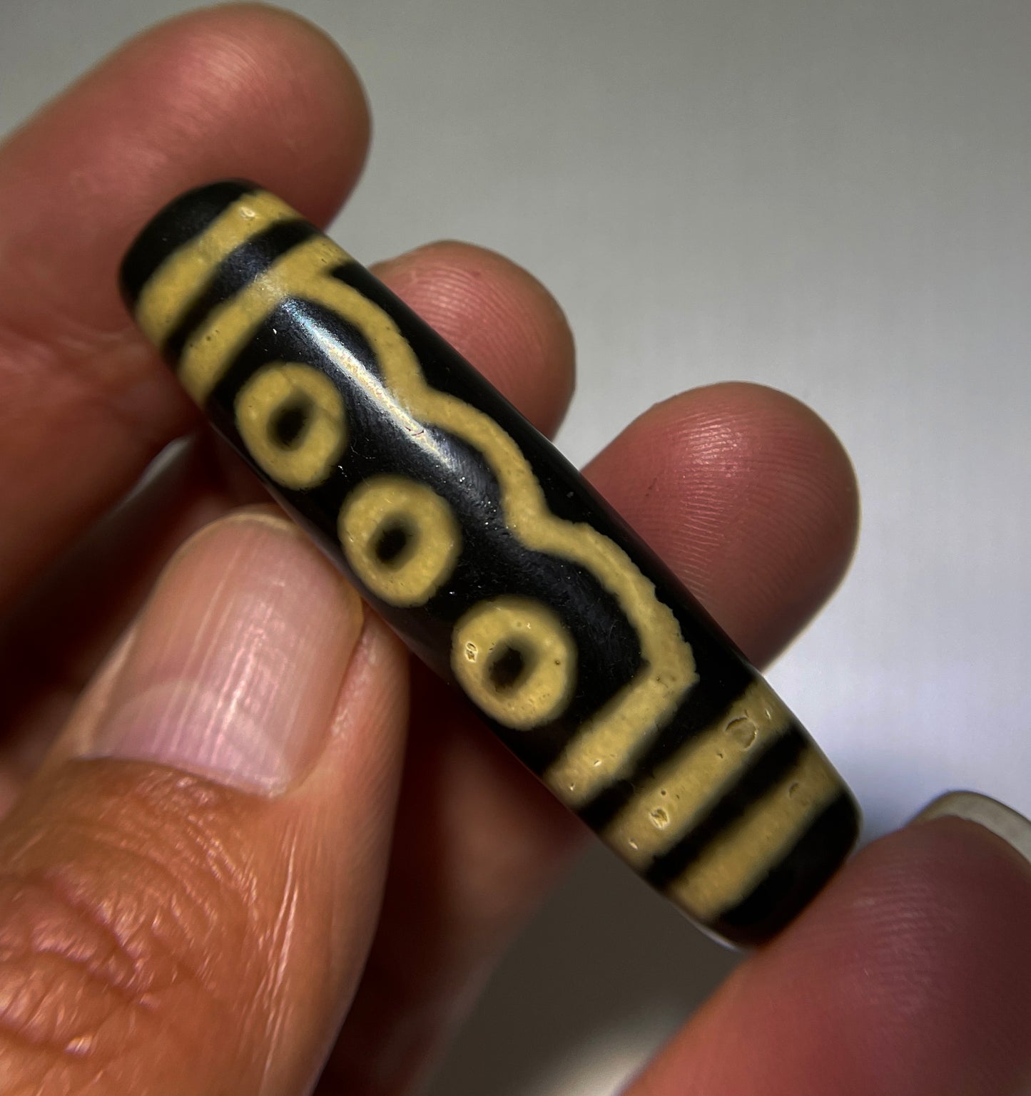 Genuine Ancient Tibetan Seven Eyes Dzi Bead Amulet Pendant Real Old Himalaya Agate Nepal 7 Eyed Pure Gzi Talisman