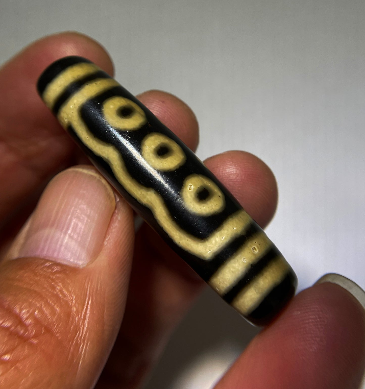 Genuine Ancient Tibetan Seven Eyes Dzi Bead Amulet Pendant Real Old Himalaya Agate Nepal 7 Eyed Pure Gzi Talisman