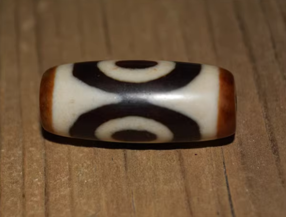 Genuine Ancient Tibetan Three Eyes Dzi Bead Amulet Pendant Himalaya Old Real Agate 3 Eyed Pure Gzi Talisman Bracelet