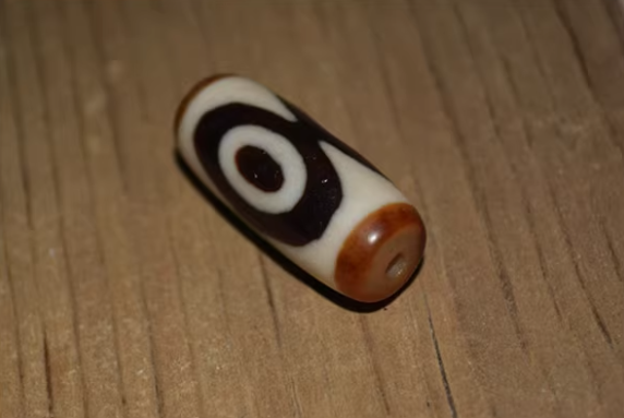 Genuine Ancient Tibetan Three Eyes Dzi Bead Amulet Pendant Himalaya Old Real Agate 3 Eyed Pure Gzi Talisman Bracelet