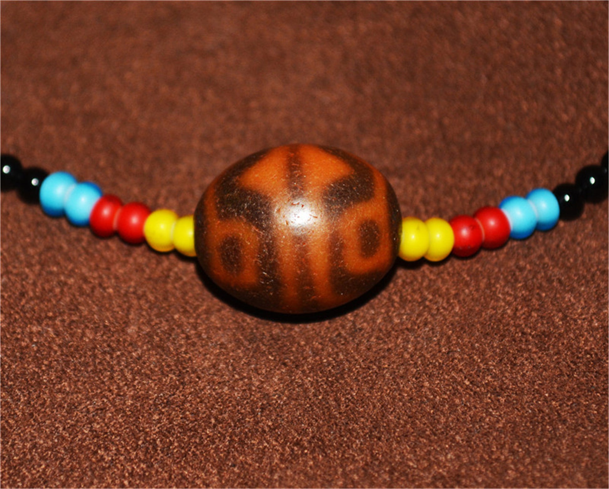 Genuine Himalaya Ancient Lotus Dzi Bead Pendant Amulet Tibetan Old Antique Real Agate Nepal Pure Six Eyes Gzi Talisman Bracelet