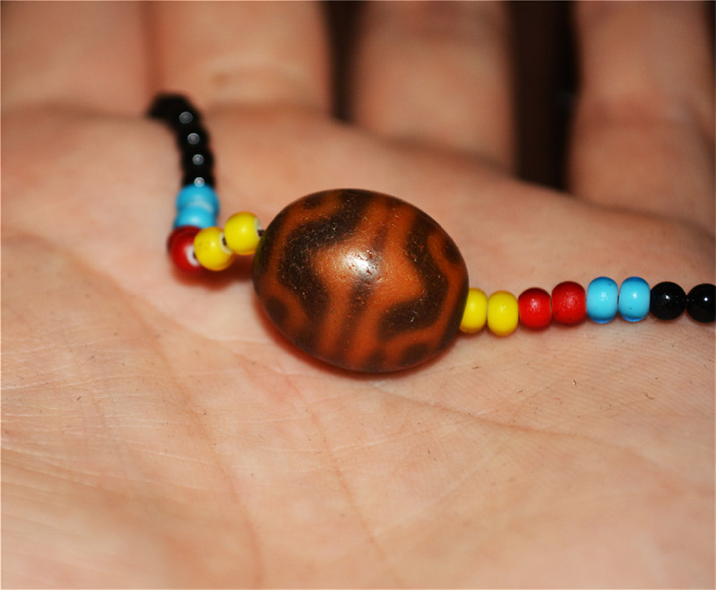 Genuine Himalaya Ancient Lotus Dzi Bead Pendant Amulet Tibetan Old Antique Real Agate Nepal Pure Six Eyes Gzi Talisman Bracelet