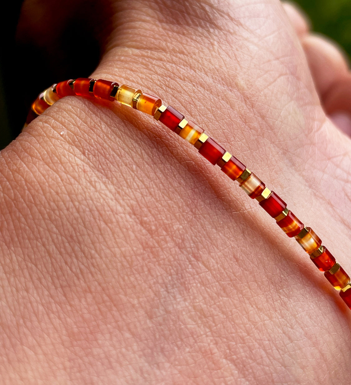 Himalaya Old Antiqe Sardonyx Red Agate Necklace Carnelian Bracelet Tibetan Mala Prayer Beads Natural Mini Small Size