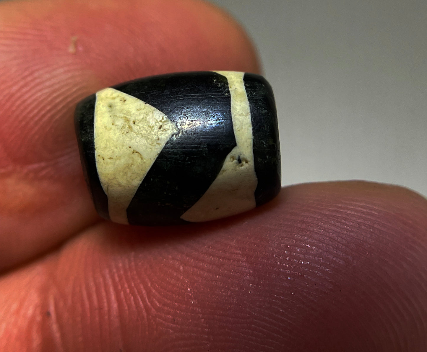 Genuine Himalaya Old Ancient Tiger Tooth Dzi Bead Amulet Pendant Tibet Pure Zigzag Gzi Lucky Talisman Bracelet