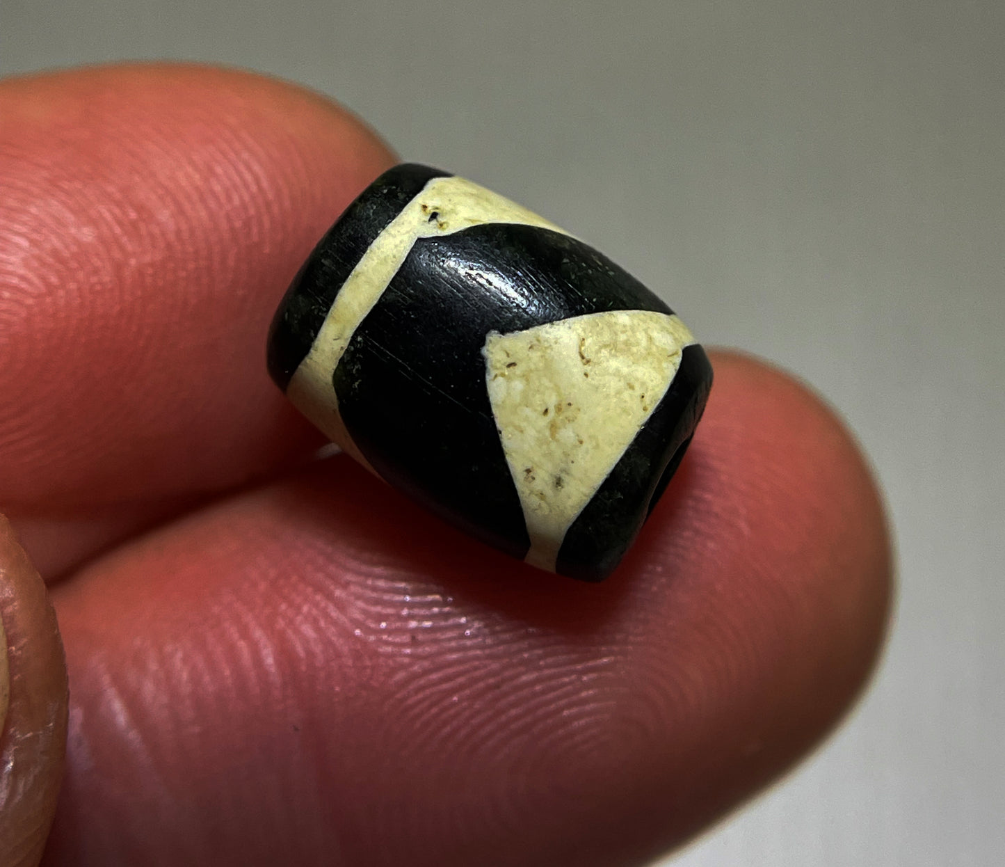 Genuine Himalaya Old Ancient Tiger Tooth Dzi Bead Amulet Pendant Tibet Pure Zigzag Gzi Lucky Talisman Bracelet
