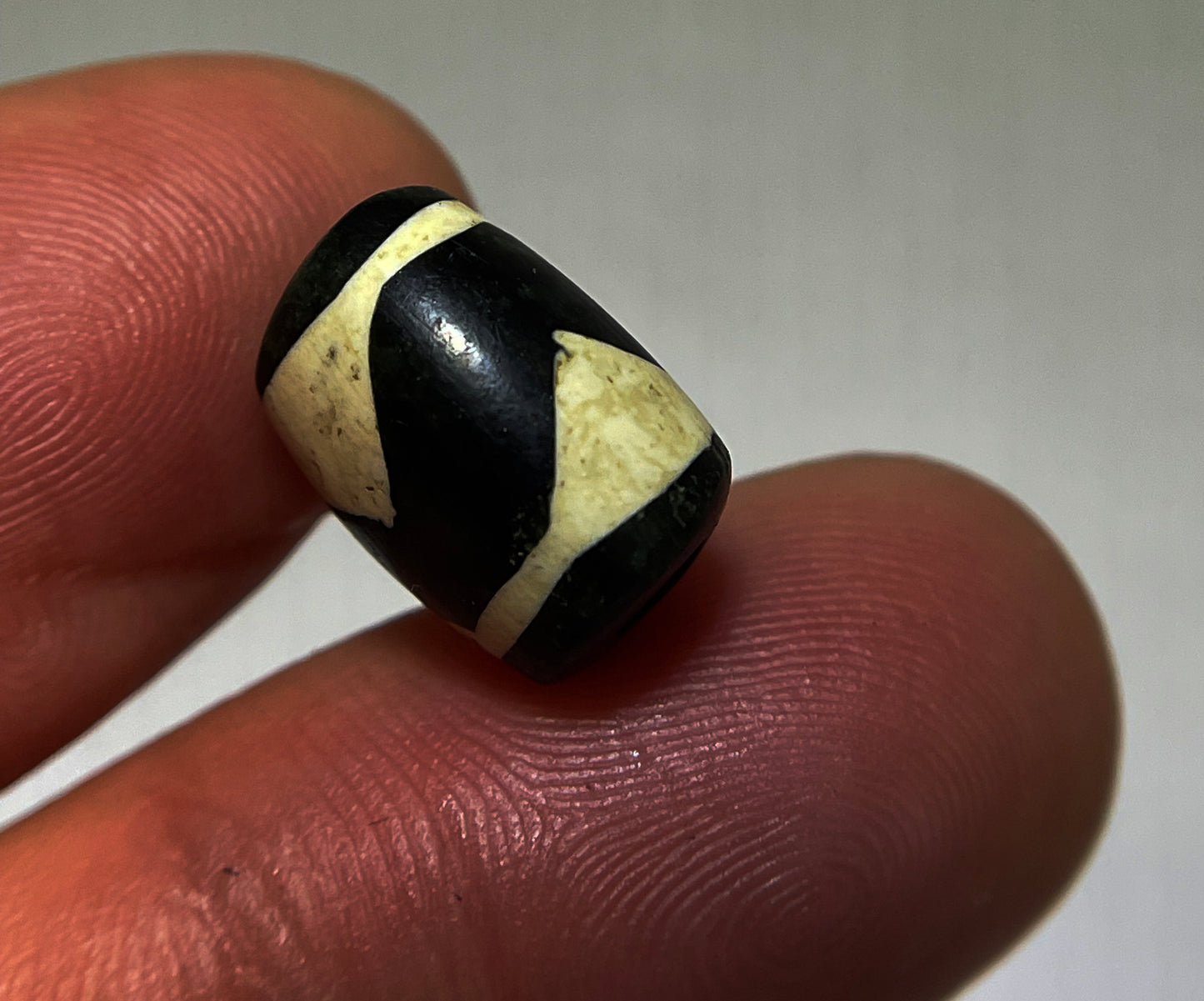 Genuine Himalaya Old Ancient Tiger Tooth Dzi Bead Amulet Pendant Tibet Pure Zigzag Gzi Lucky Talisman Bracelet