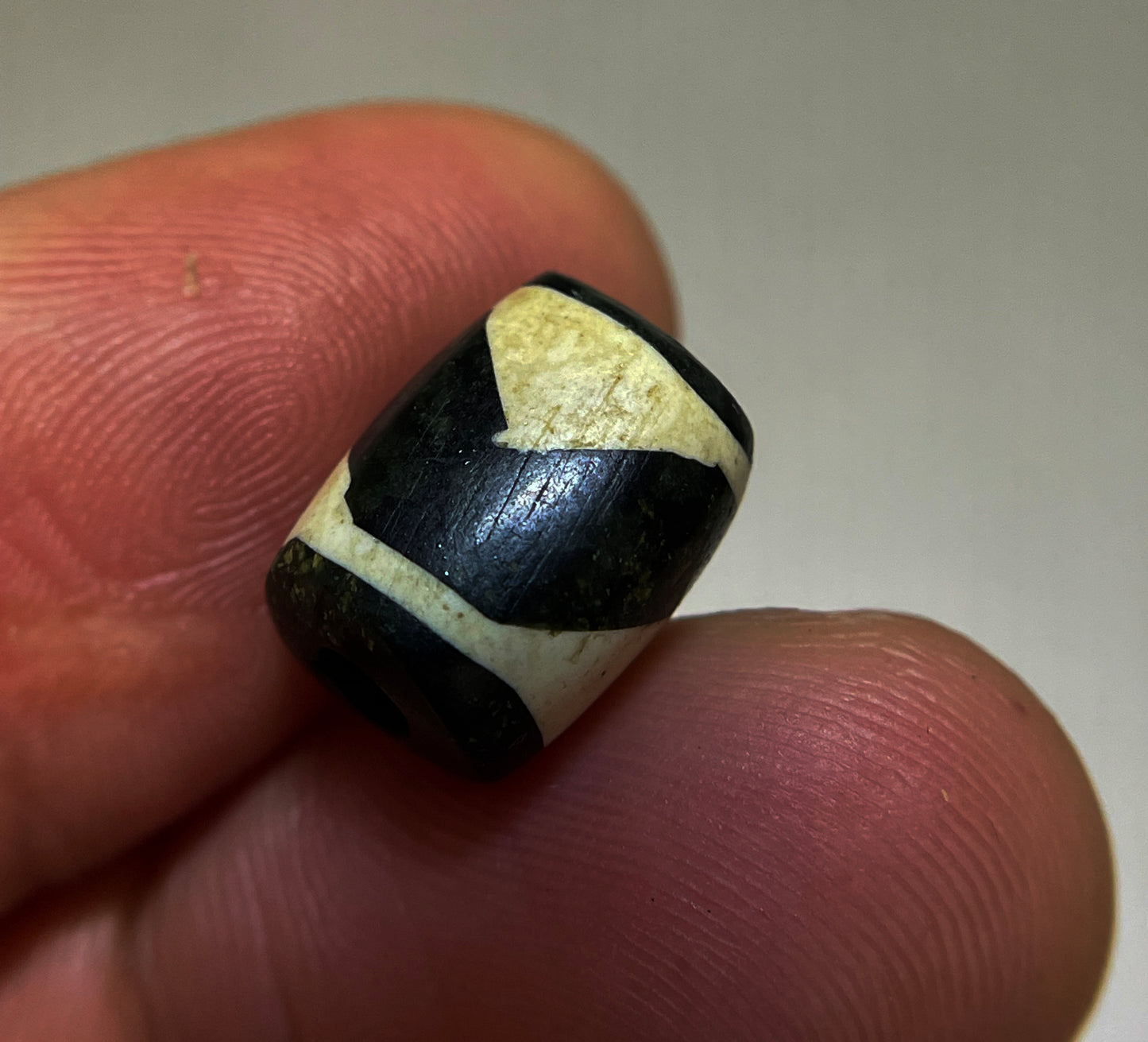 Genuine Himalaya Old Ancient Tiger Tooth Dzi Bead Amulet Pendant Tibet Pure Zigzag Gzi Lucky Talisman Bracelet