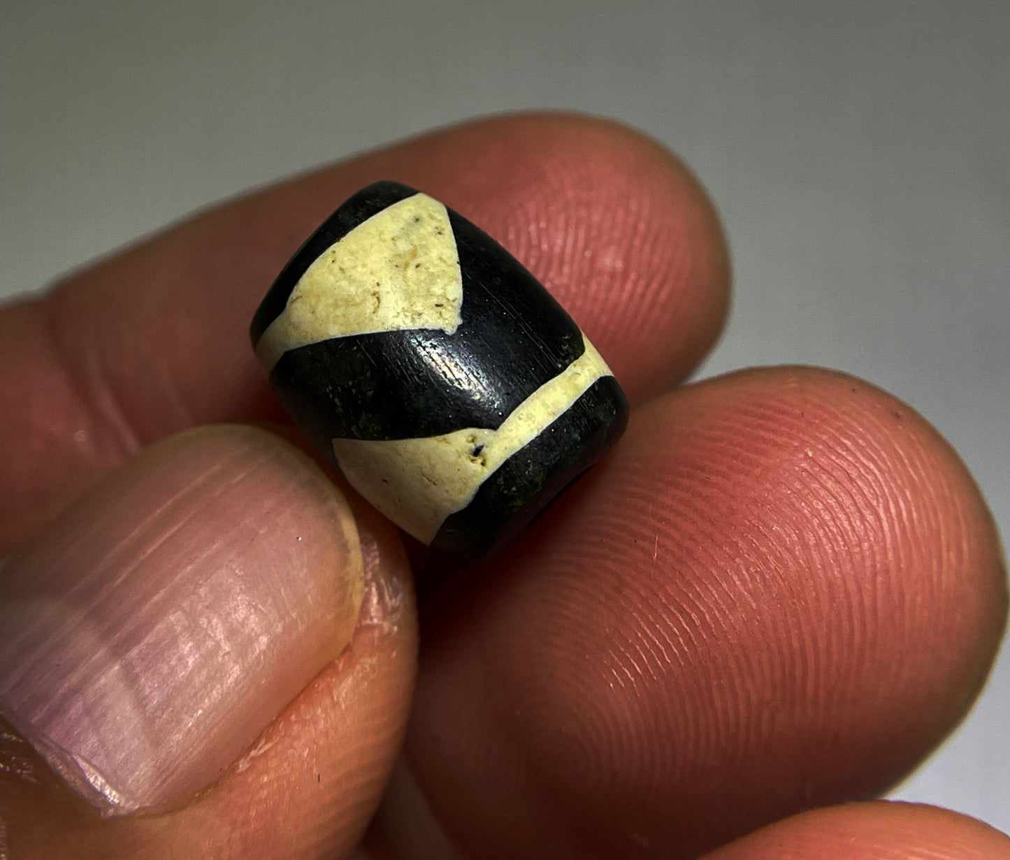 Genuine Himalaya Old Ancient Tiger Tooth Dzi Bead Amulet Pendant Tibet Pure Zigzag Gzi Lucky Talisman Bracelet