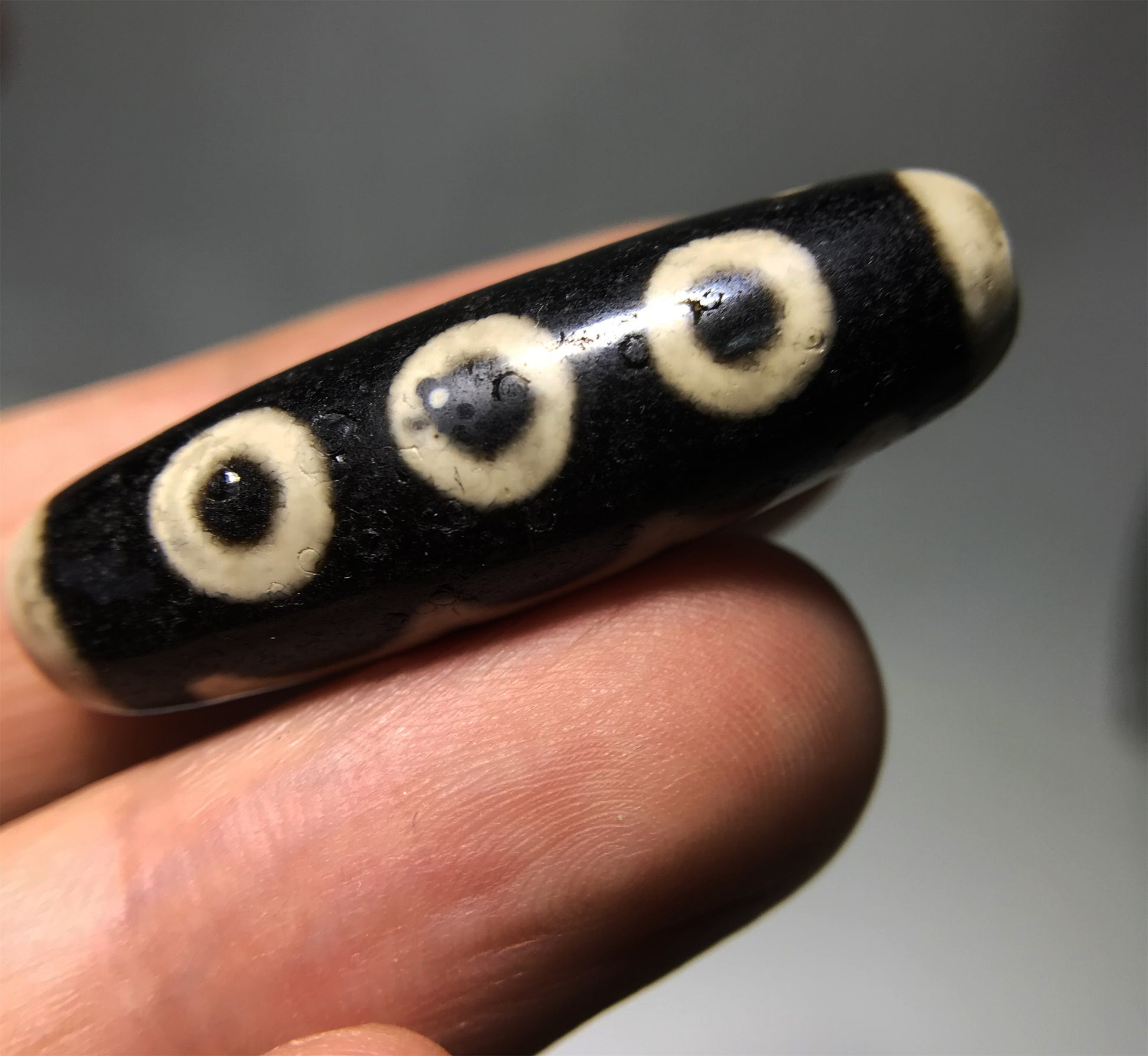 Genuine Tibet Ancient Five Eyes Dzi Bead Pendant Amulet Himalaya Old Antique Real Agate Nepal 5 Eyed Pure Gzi Talisman Bracelet