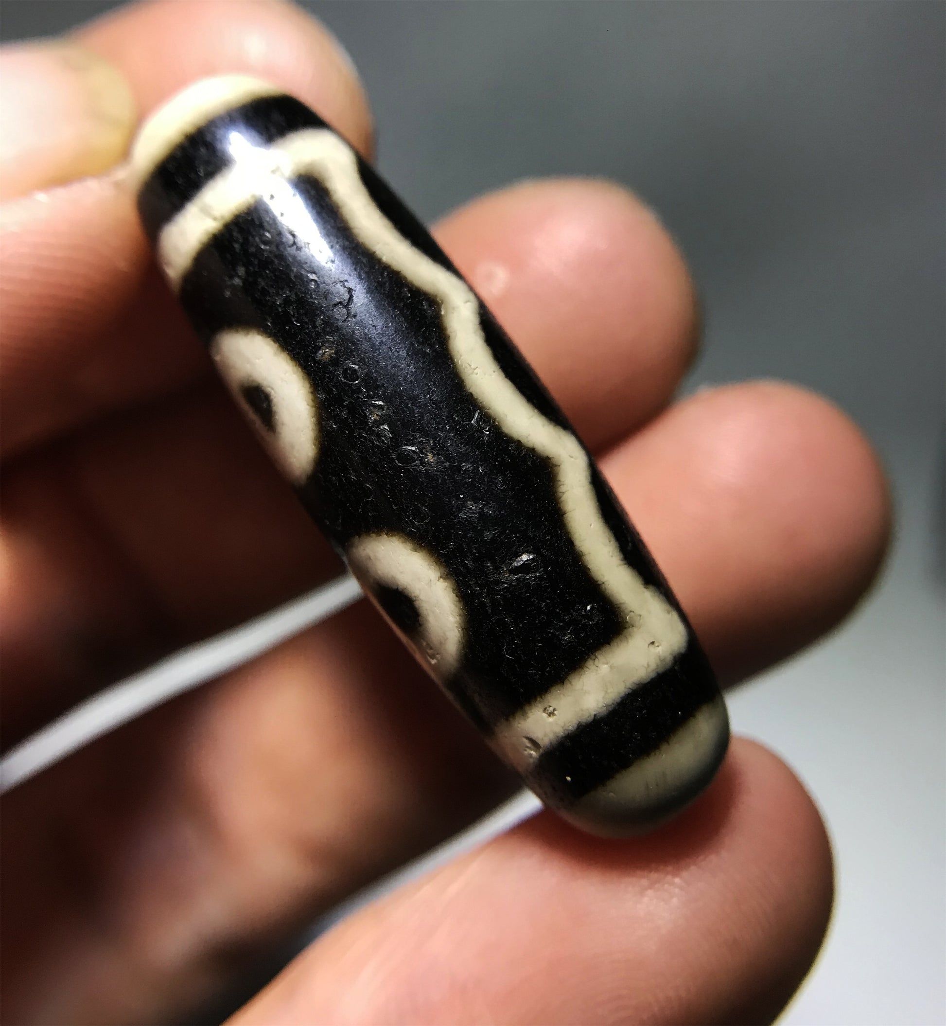 Genuine Tibet Ancient Five Eyes Dzi Bead Pendant Amulet Himalaya Old Antique Real Agate Nepal 5 Eyed Pure Gzi Talisman Bracelet