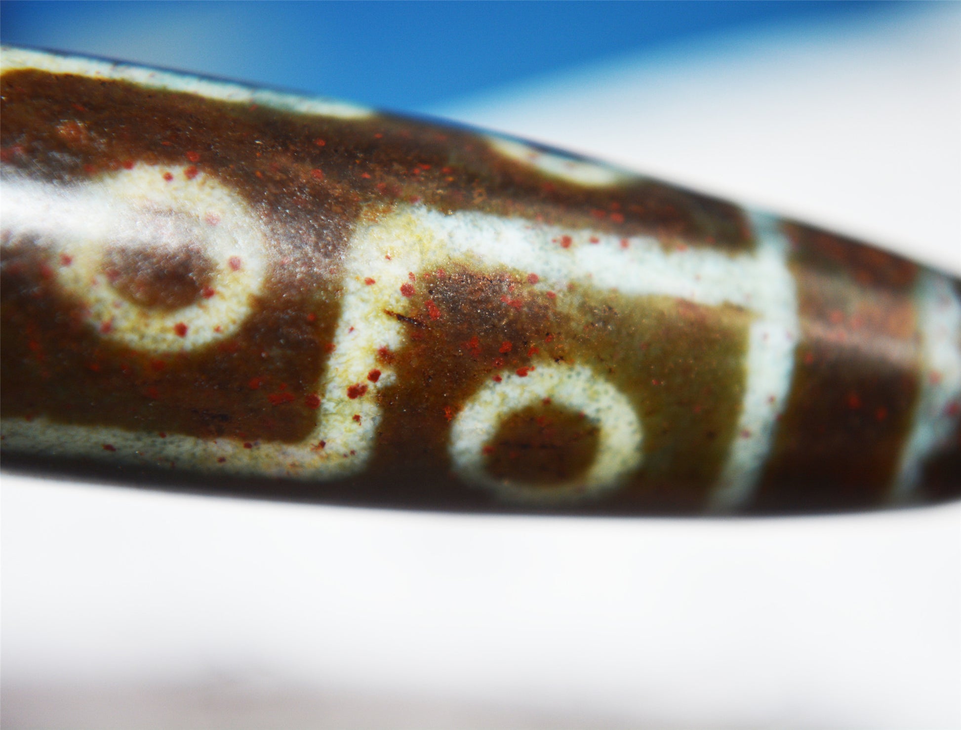 Genuine Tibetan Ancient Cinnabar Nine Eyes Dzi Bead Pendant Amulet Himalaya Old Antique Real Agate Nepal Bloodspots 9 Eyed Pure Gzi Talisman Bracelet