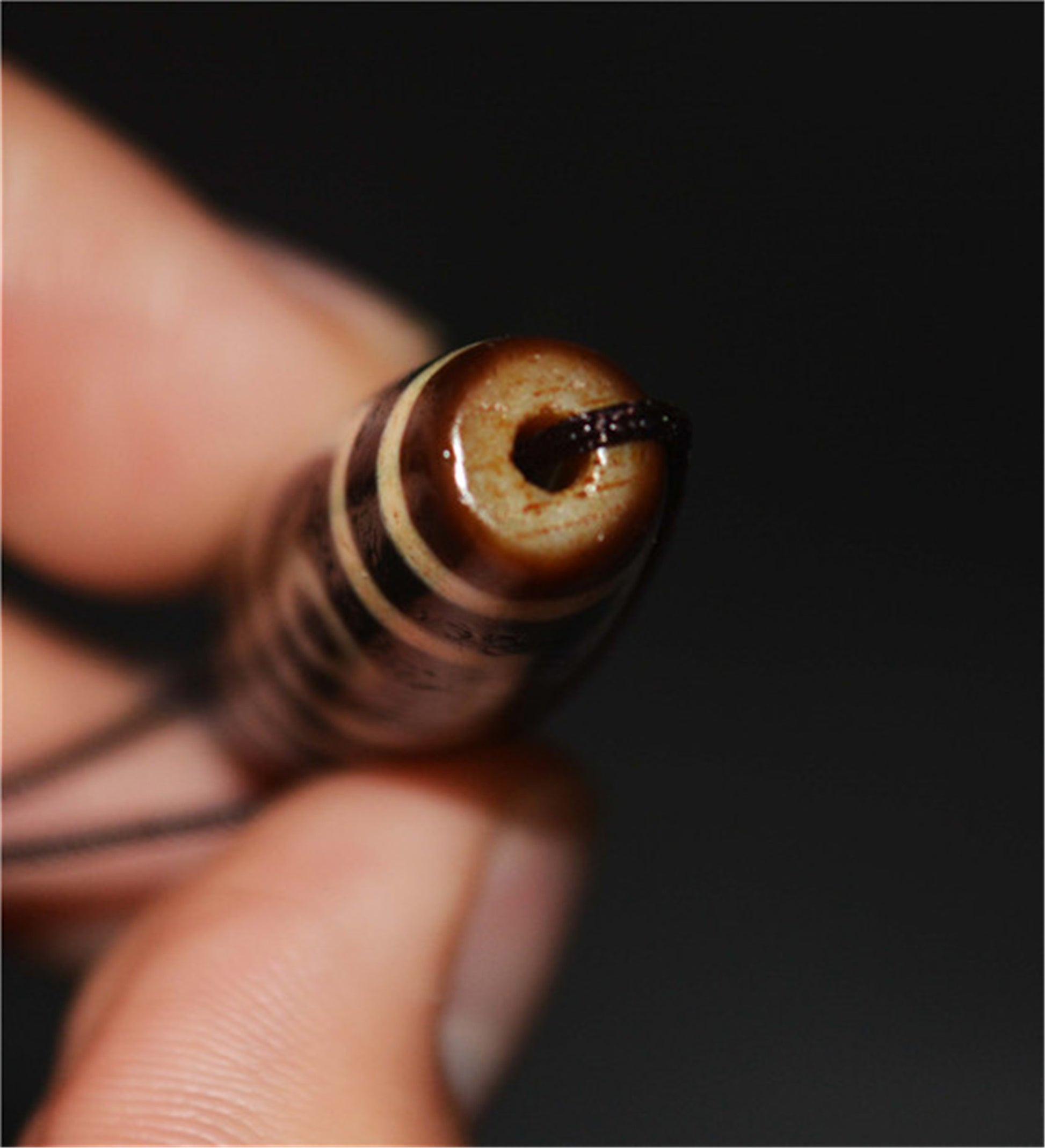 Genuine Tibetan Ancient Four Eyes Dzi Bead Pendant Amulet Himalaya Old Antique Real Agate Nepal 4 Eyed Pure Gzi Talisman Bracelet