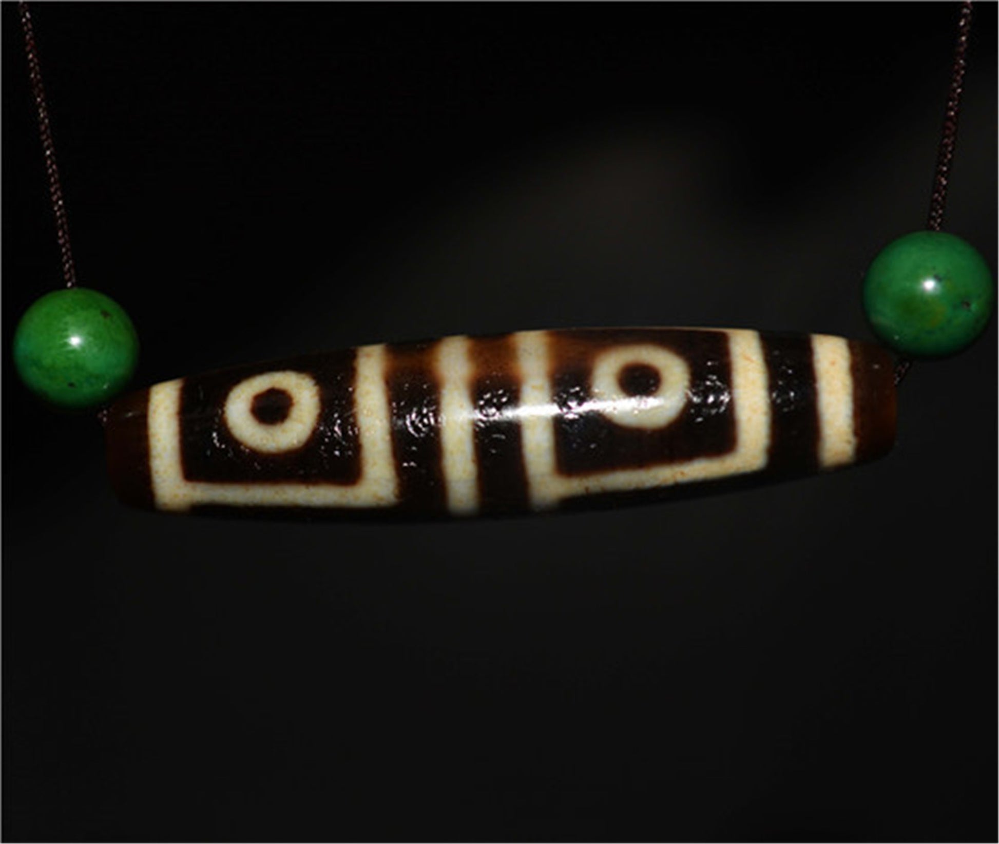 Genuine Tibetan Ancient Four Eyes Dzi Bead Pendant Amulet Himalaya Old Antique Real Agate Nepal 4 Eyed Pure Gzi Talisman Bracelet
