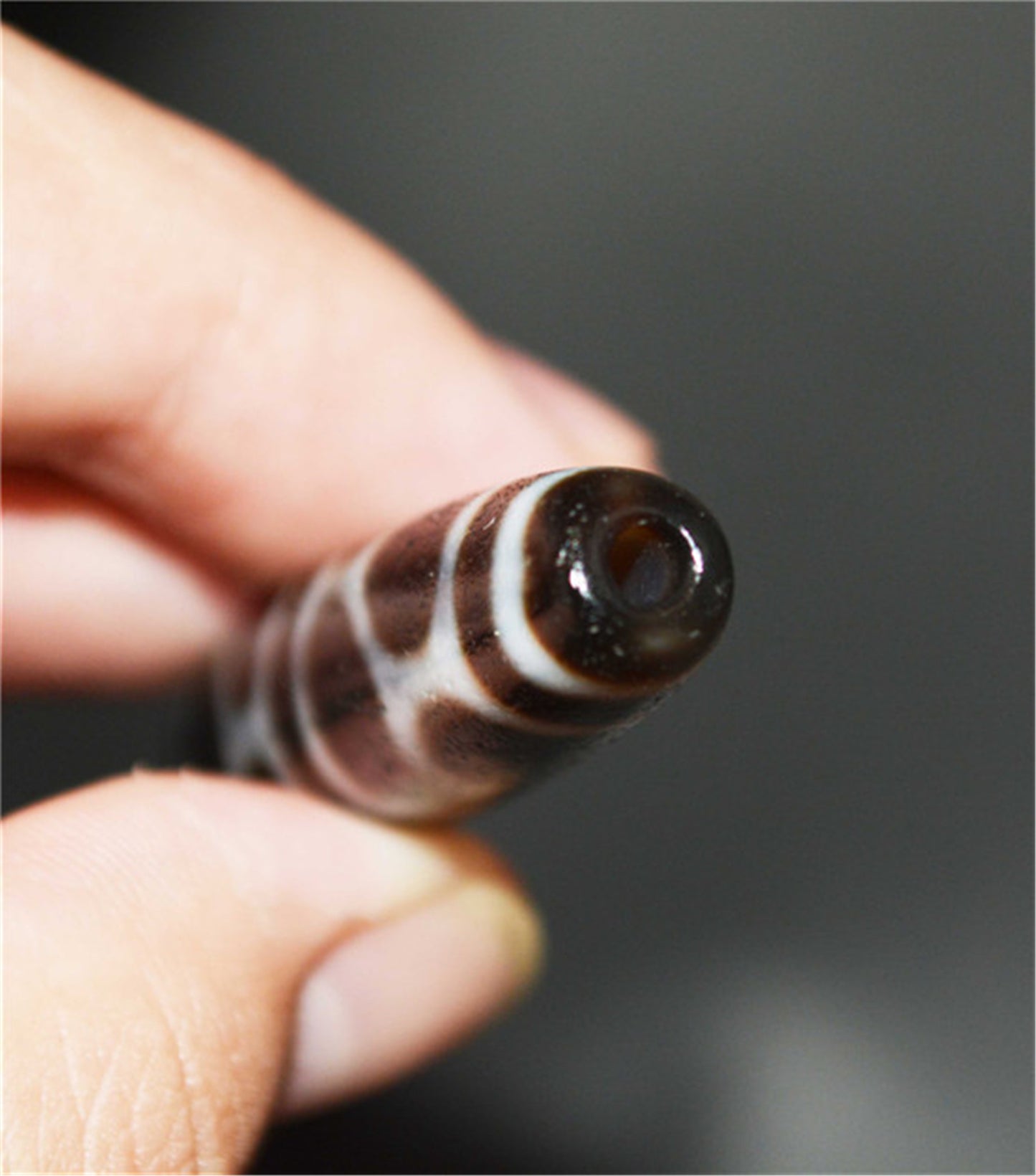 Genuine Tibetan Ancient Longevity Dzi Bead Pendant Amulet Himalaya Old Antique Real Agate Nepal Turtle Back Pure Gzi Talisman