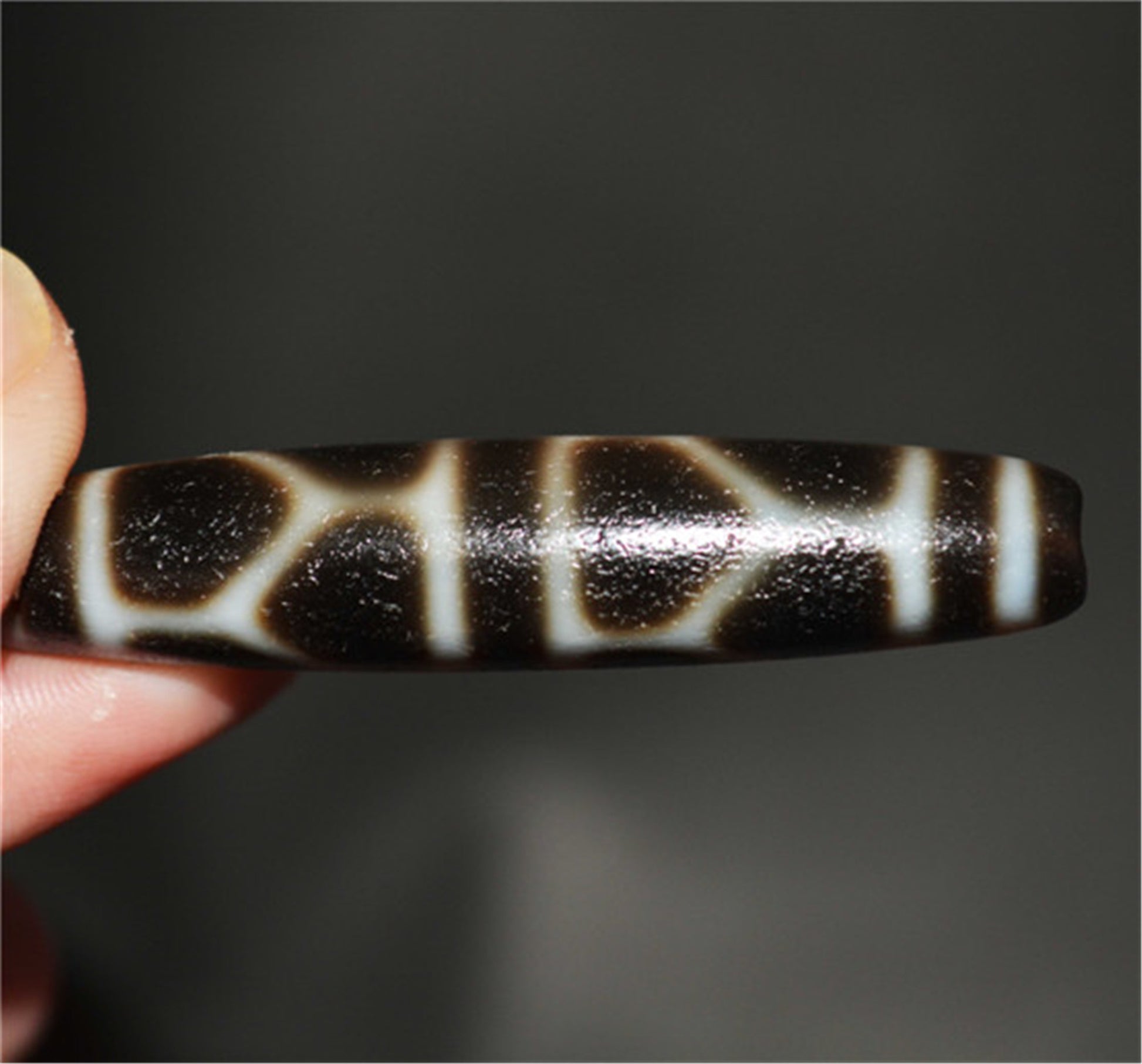Genuine Tibetan Ancient Longevity Dzi Bead Pendant Amulet Himalaya Old Antique Real Agate Nepal Turtle Back Pure Gzi Talisman
