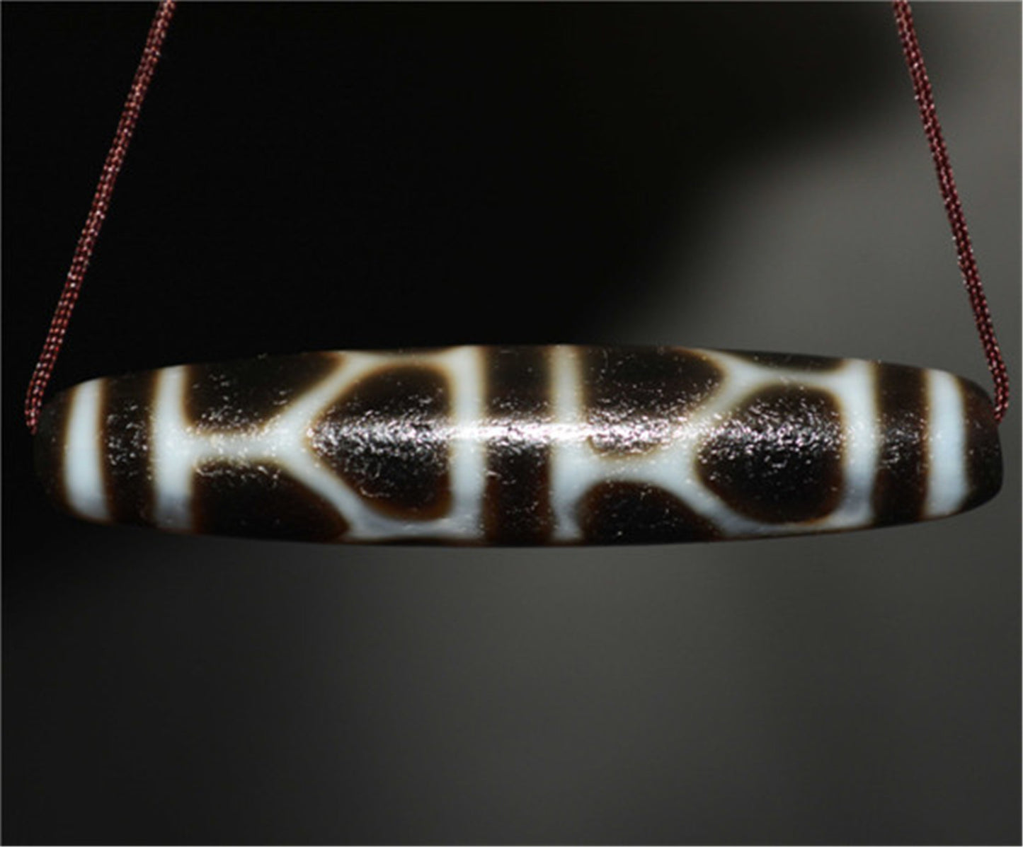 Genuine Tibetan Ancient Longevity Dzi Bead Pendant Amulet Himalaya Old Antique Real Agate Nepal Turtle Back Pure Gzi Talisman