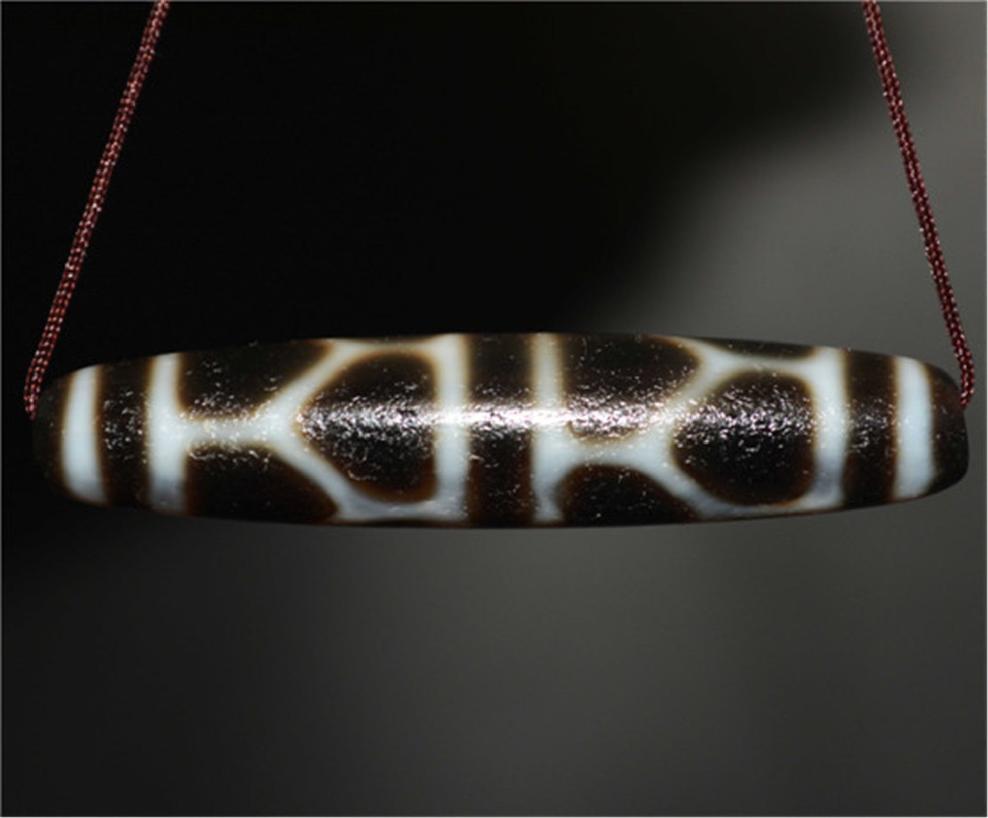 Genuine Tibetan Ancient Longevity Dzi Bead Pendant Amulet Himalaya Old Antique Real Agate Nepal Turtle Back Pure Gzi Talisman