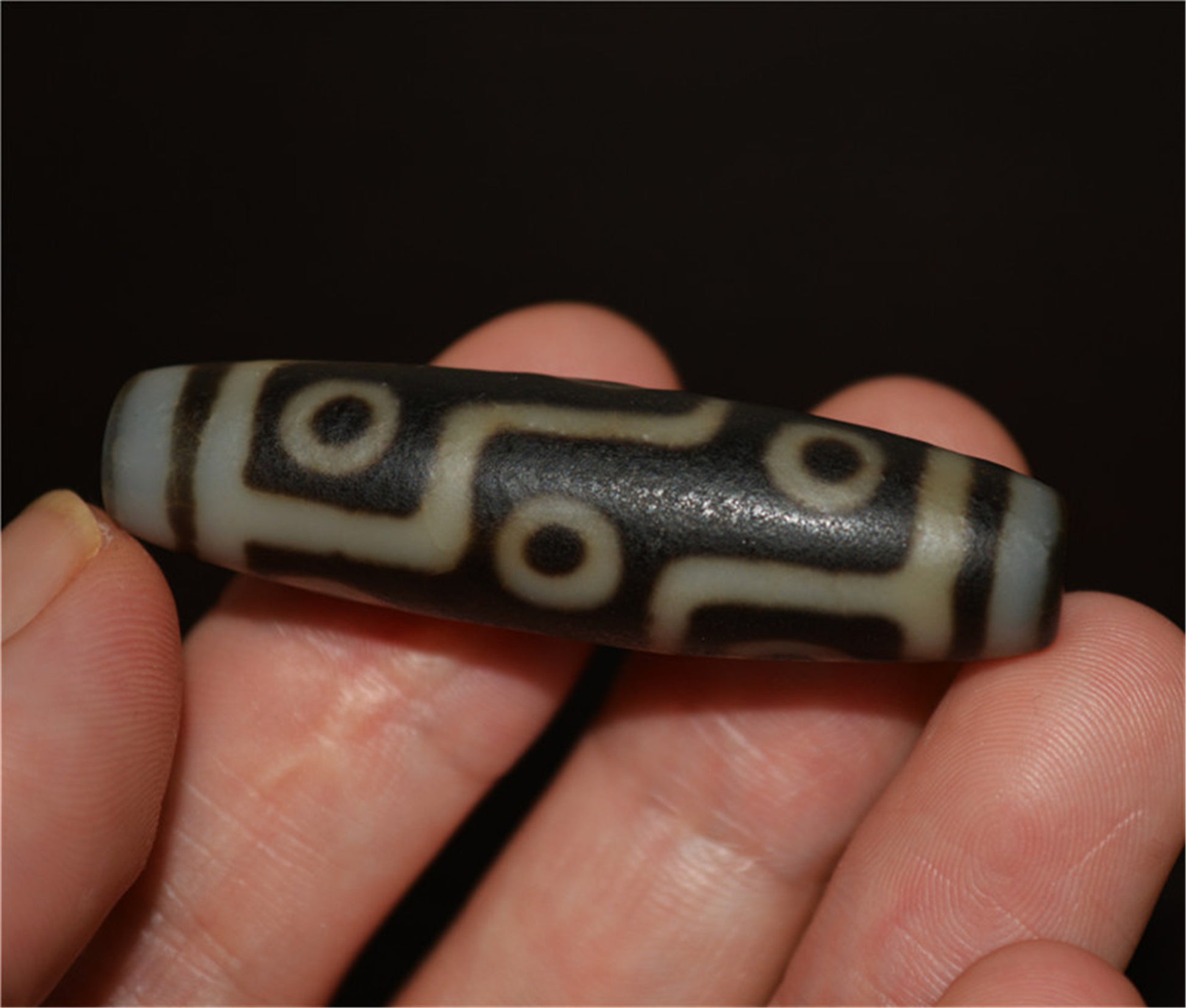 Genuine Tibetan Ancient Nine Eyed Dzi Bead Pendant Amulet Himalaya Old Antique Real Agate Nepal 9 Eyes Pure Gzi Talisman Bracelet