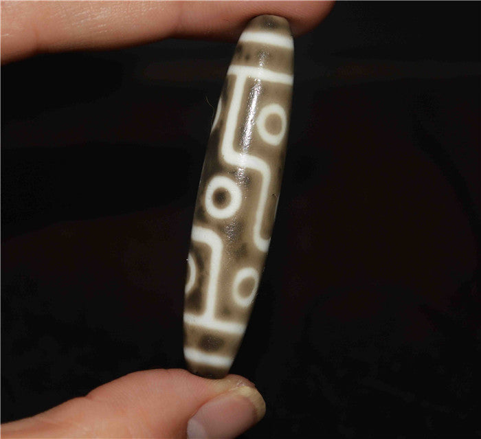 Genuine Tibetan Ancient Nine Eyes Dzi Bead Pendant Amulet Himalaya Old Antique Real Agate Nepal 9 Eyed Pure Gzi Talisman Bracelet