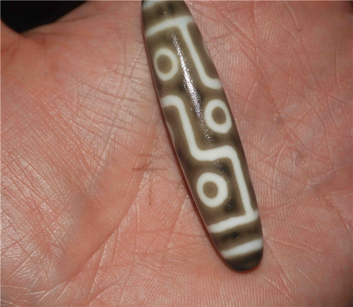 Genuine Tibetan Ancient Nine Eyes Dzi Bead Pendant Amulet Himalaya Old Antique Real Agate Nepal 9 Eyed Pure Gzi Talisman Bracelet