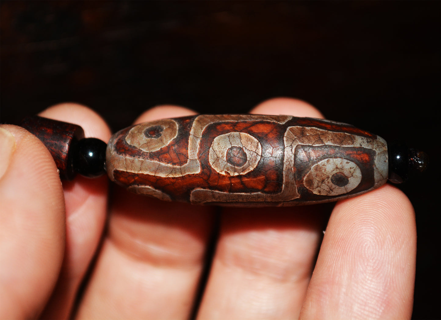 Genuine Tibetan Ancient Nine Eyes Dzi Bead Pendant Amulet Himalaya Old Antique Real Agate Nepal 9 Eyed Pure Gzi Talisman Bracelet