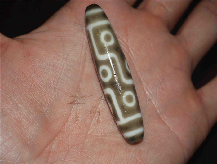 Genuine Tibetan Ancient Nine Eyes Dzi Bead Pendant Amulet Himalaya Old Antique Real Agate Nepal 9 Eyed Pure Gzi Talisman Bracelet
