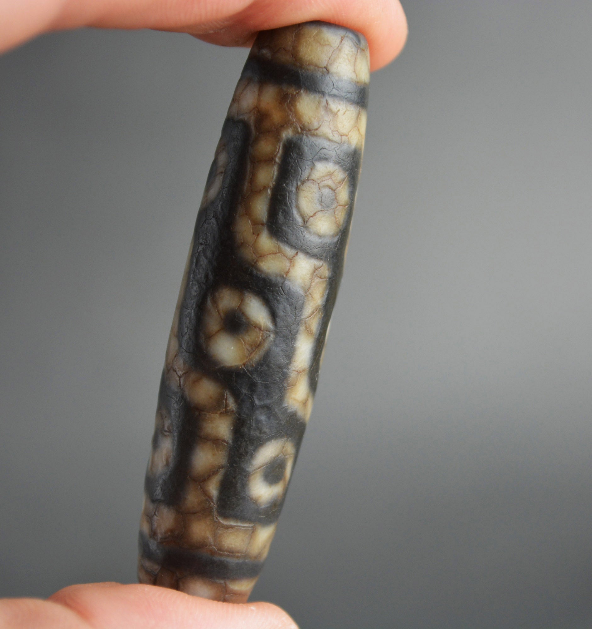 Genuine Tibetan Ancient Nine Eyes Dzi Bead Pendant Amulet Himalaya Old Antique Real Agate Nepal 9 Eyed Pure Gzi Talisman Bracelet