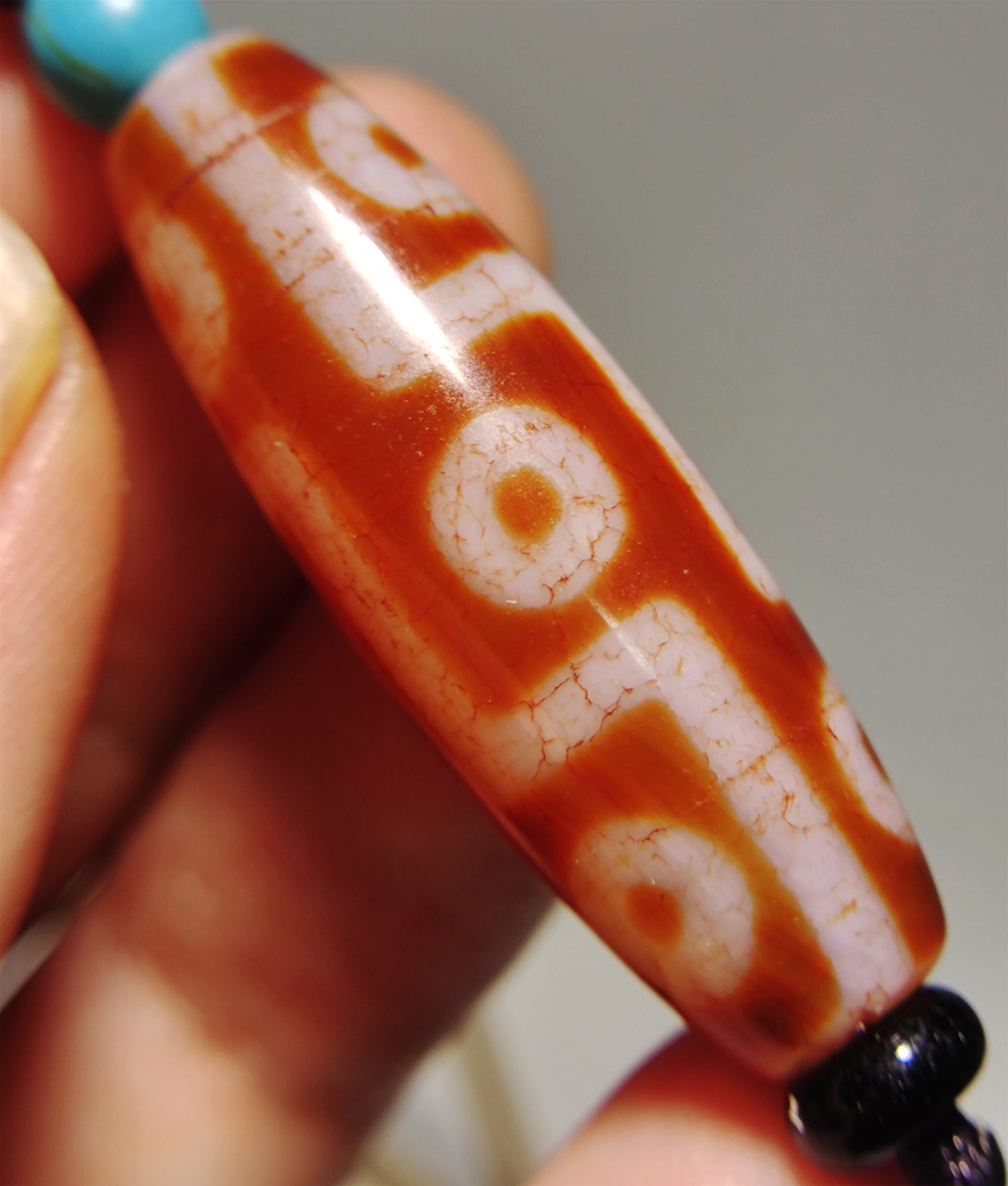 Genuine Tibetan Ancient Pure Nine Eyes Dzi Bead Pendant Amulet Himalaya Old Antique Real Agate Nepal 9 Eyed Gzi Talisman Bracelet