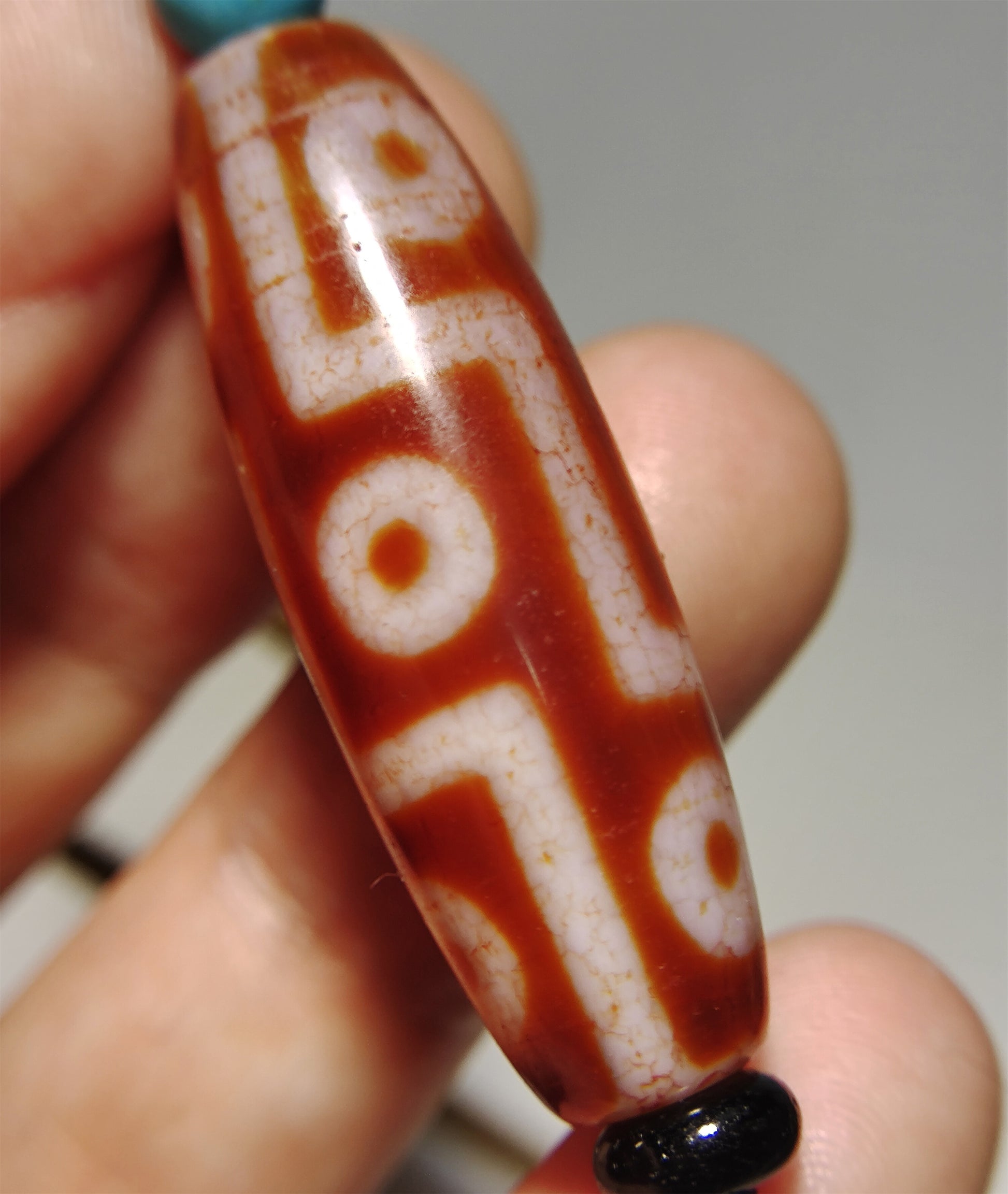 Genuine Tibetan Ancient Pure Nine Eyes Dzi Bead Pendant Amulet Himalaya Old Antique Real Agate Nepal 9 Eyed Gzi Talisman Bracelet