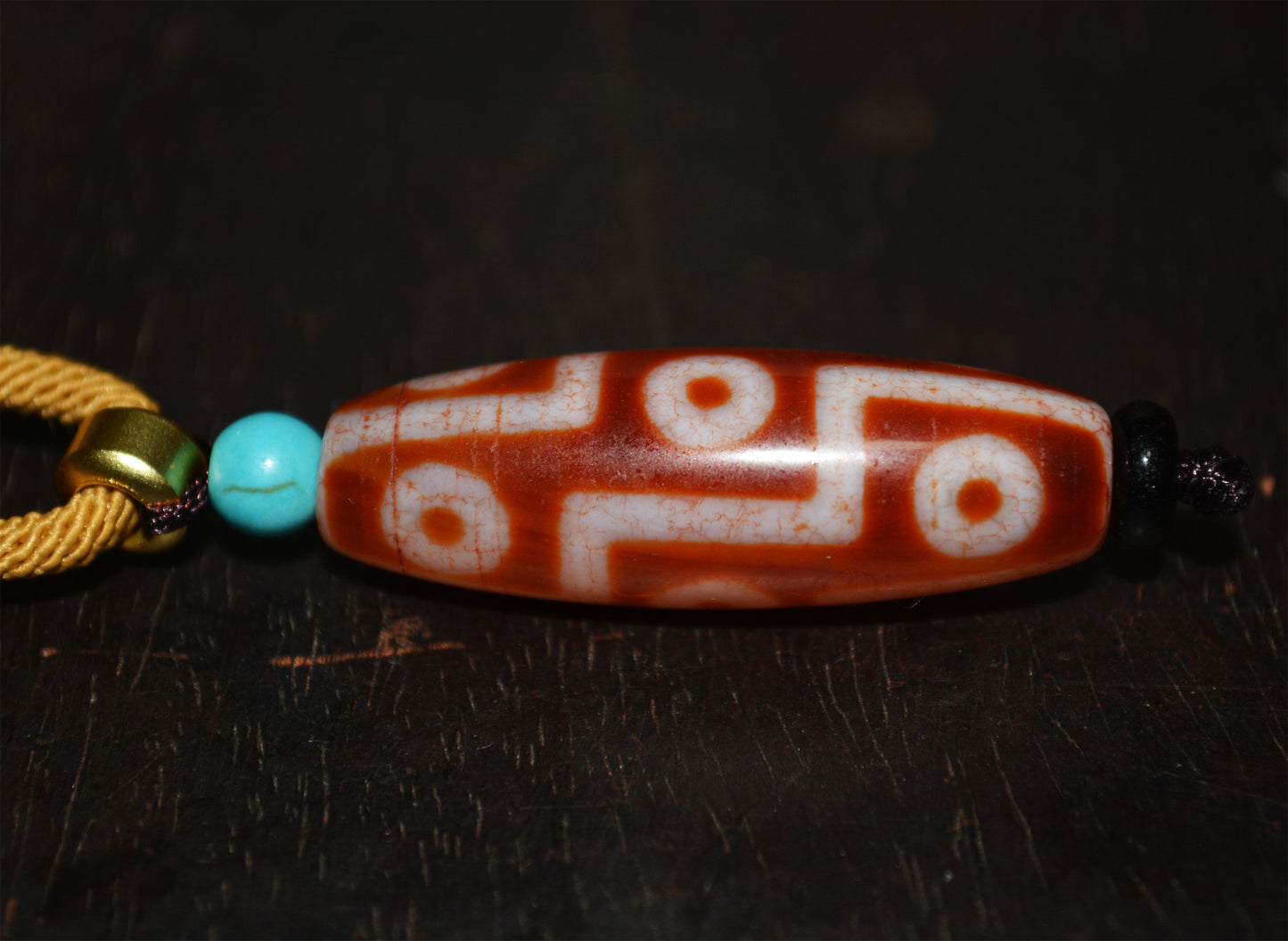 Genuine Tibetan Ancient Pure Nine Eyes Dzi Bead Pendant Amulet Himalaya Old Antique Real Agate Nepal 9 Eyed Gzi Talisman Bracelet