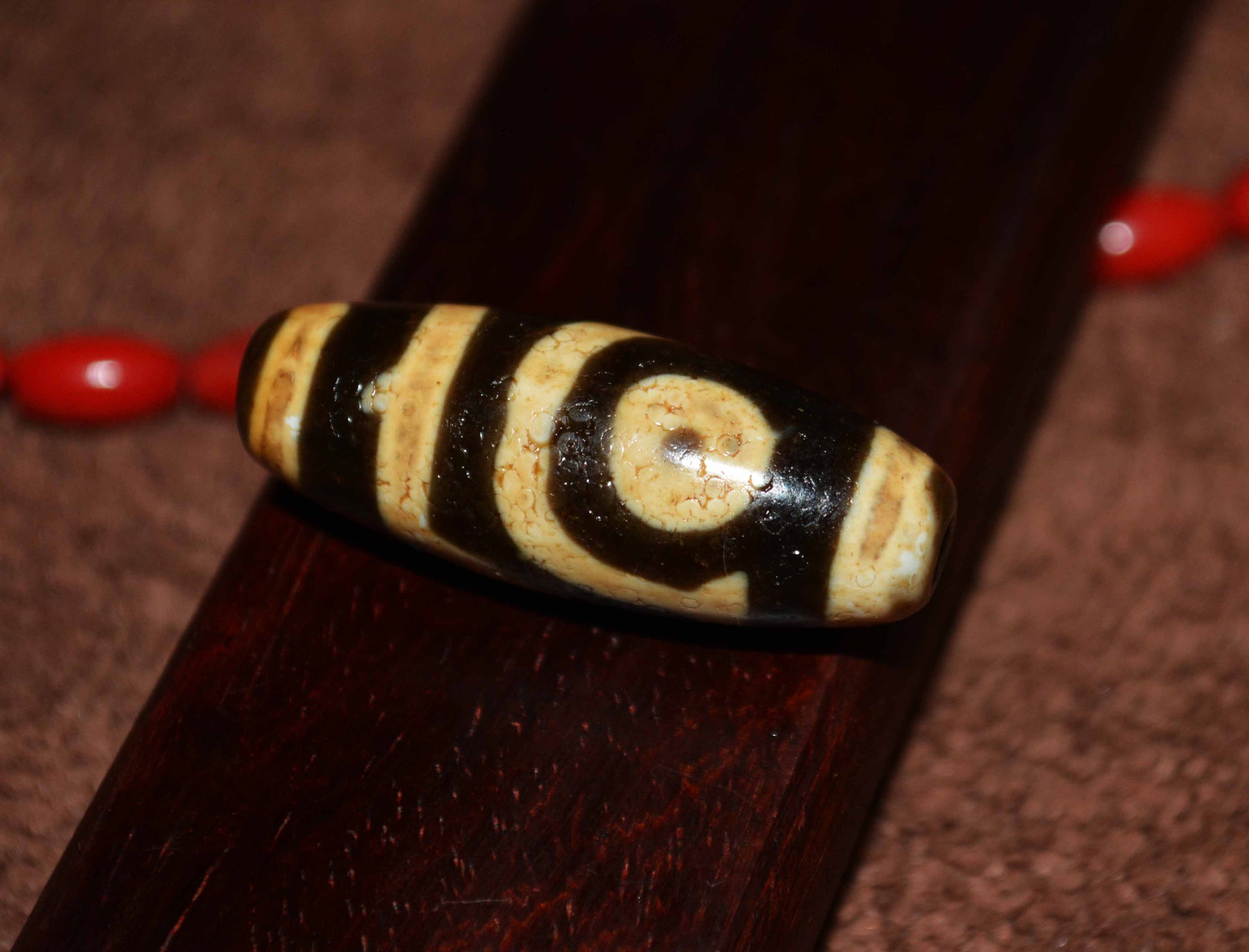Genuine Tibetan Ancient Pure Two Eyes Dzi Bead Amulet Pendant Old Antique Real Himalaya Agate Nepal 2 Eyed Gzi Talisman Bracelet