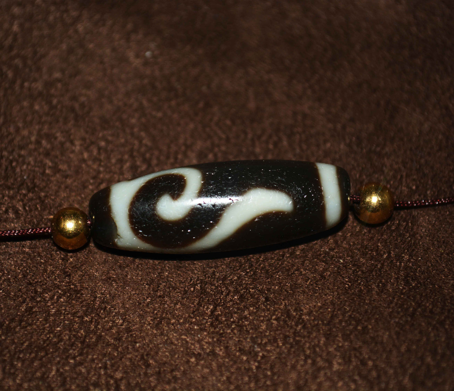 Genuine Tibetan Ancient Ruyi Dzi Bead Pendant Amulet Himalaya Old Antique Real Agate Nepal Pure Gzi Talisman Bracelet