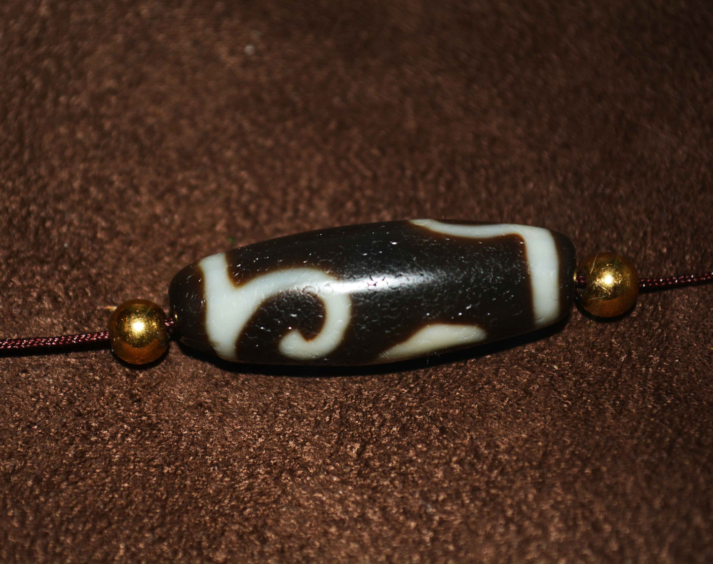Genuine Tibetan Ancient Ruyi Dzi Bead Pendant Amulet Himalaya Old Antique Real Agate Nepal Pure Gzi Talisman Bracelet