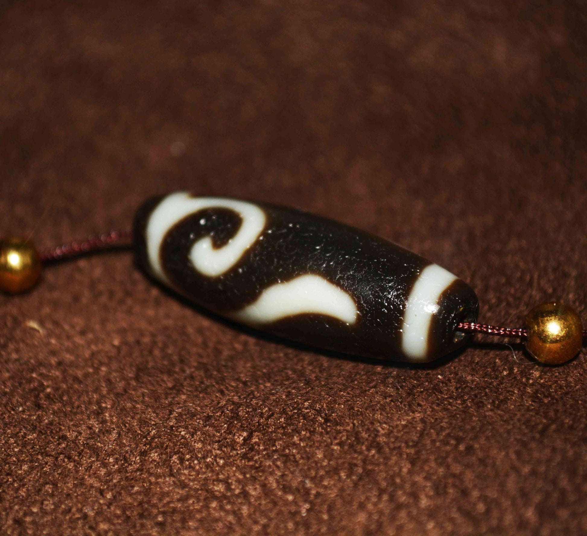 Genuine Tibetan Ancient Ruyi Dzi Bead Pendant Amulet Himalaya Old Antique Real Agate Nepal Pure Gzi Talisman Bracelet