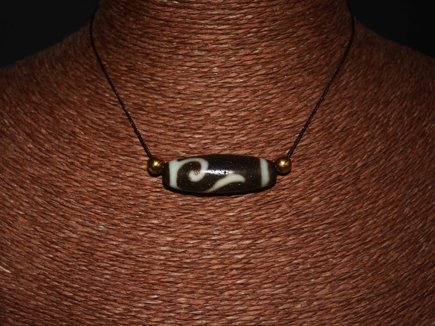 Genuine Tibetan Ancient Ruyi Dzi Bead Pendant Amulet Himalaya Old Antique Real Agate Nepal Pure Gzi Talisman Bracelet