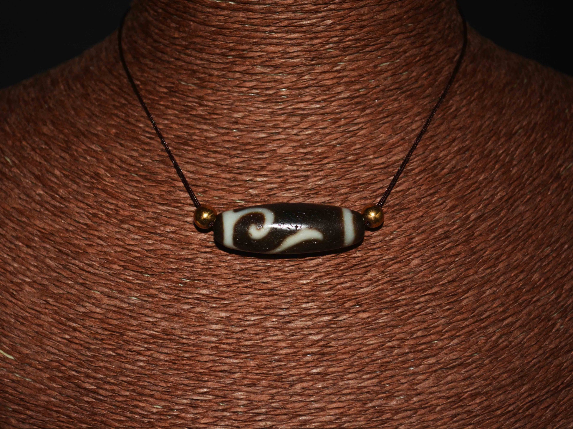 Genuine Tibetan Ancient Ruyi Dzi Bead Pendant Amulet Himalaya Old Antique Real Agate Nepal Pure Gzi Talisman Bracelet