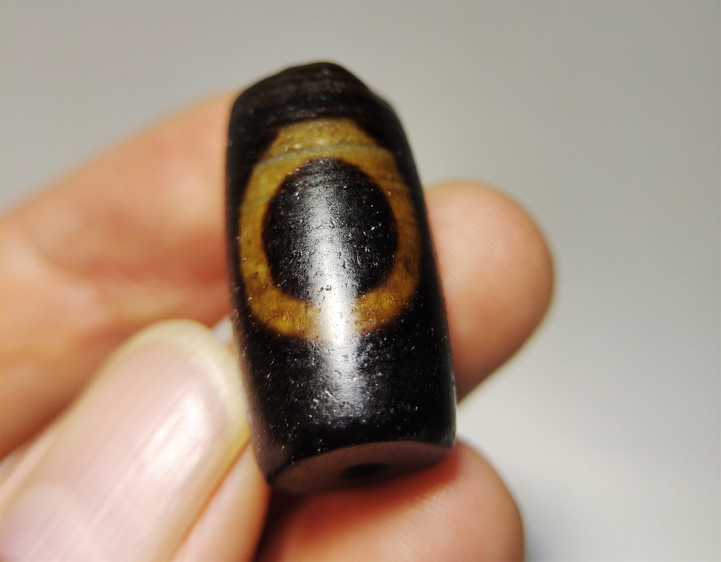 Genuine Tibetan Ancient Heaven and Earth Dzi Bead Pendant Amulet Himalaya Old Antique Real Agate Nepal Sakor Namkor Pure Gzi Talisman Bracelet