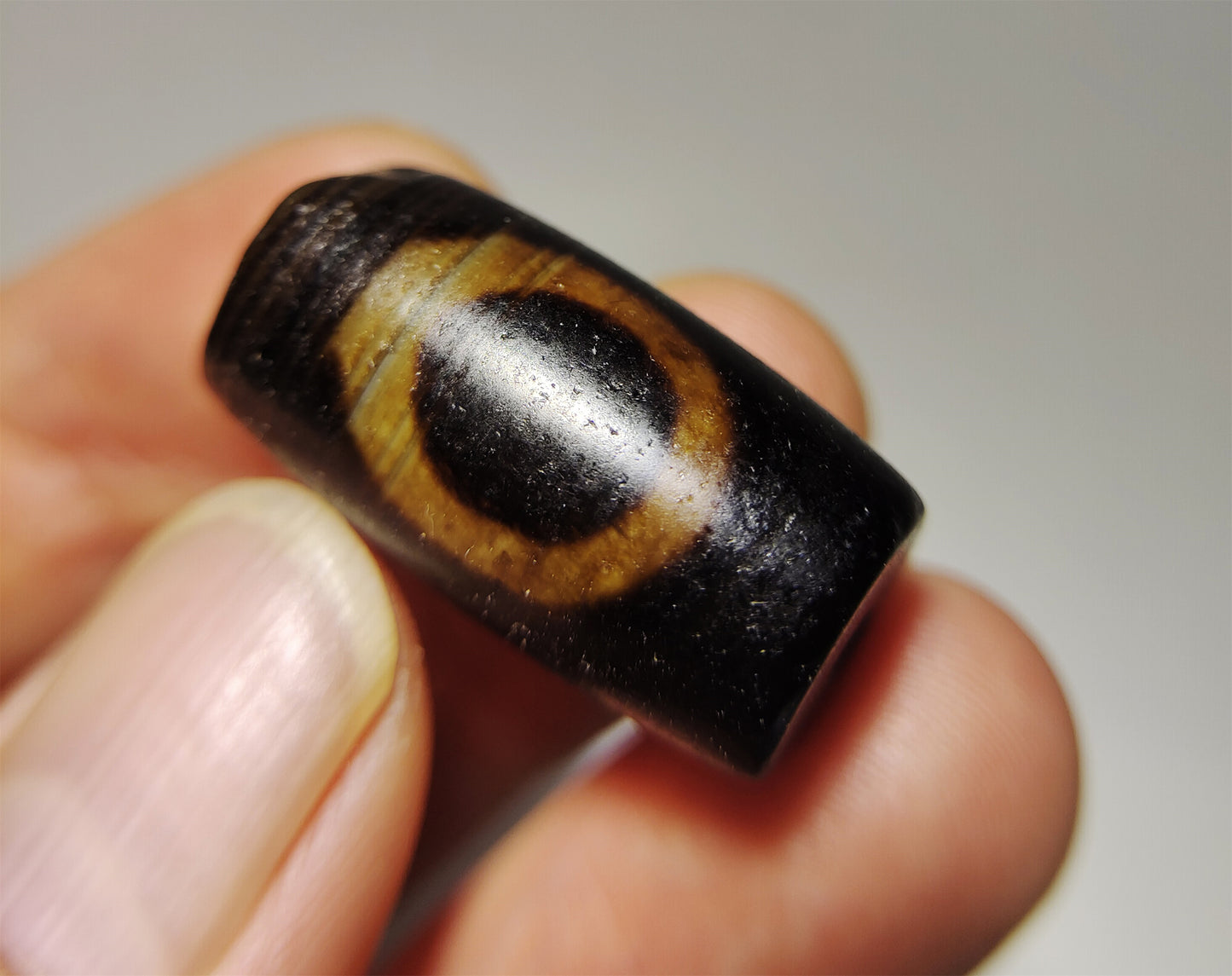 Genuine Tibetan Ancient Heaven and Earth Dzi Bead Pendant Amulet Himalaya Old Antique Real Agate Nepal Sakor Namkor Pure Gzi Talisman Bracelet
