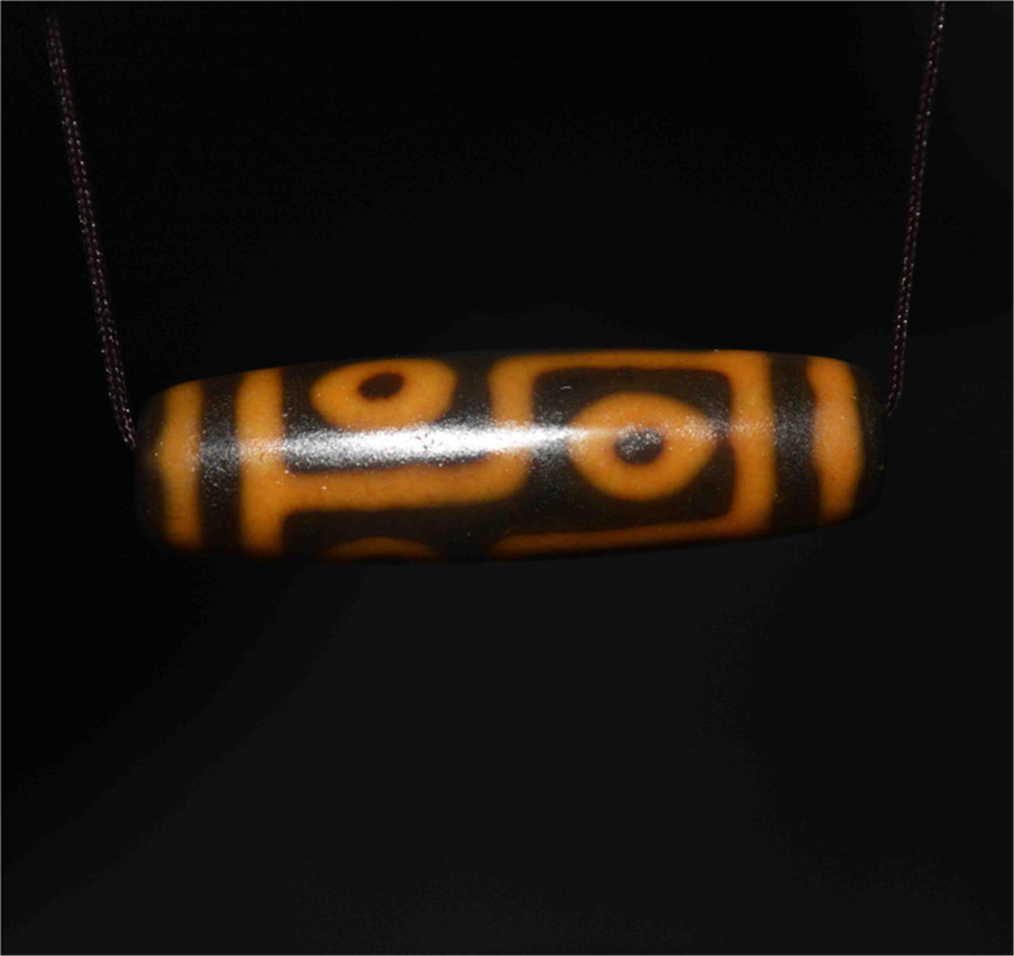Genuine Tibetan Ancient Six Eyes Dzi Bead Pendant Amulet Himalaya Old Antique Real Agate Nepal 6 Eyed Pure Gzi Talisman Bracelet